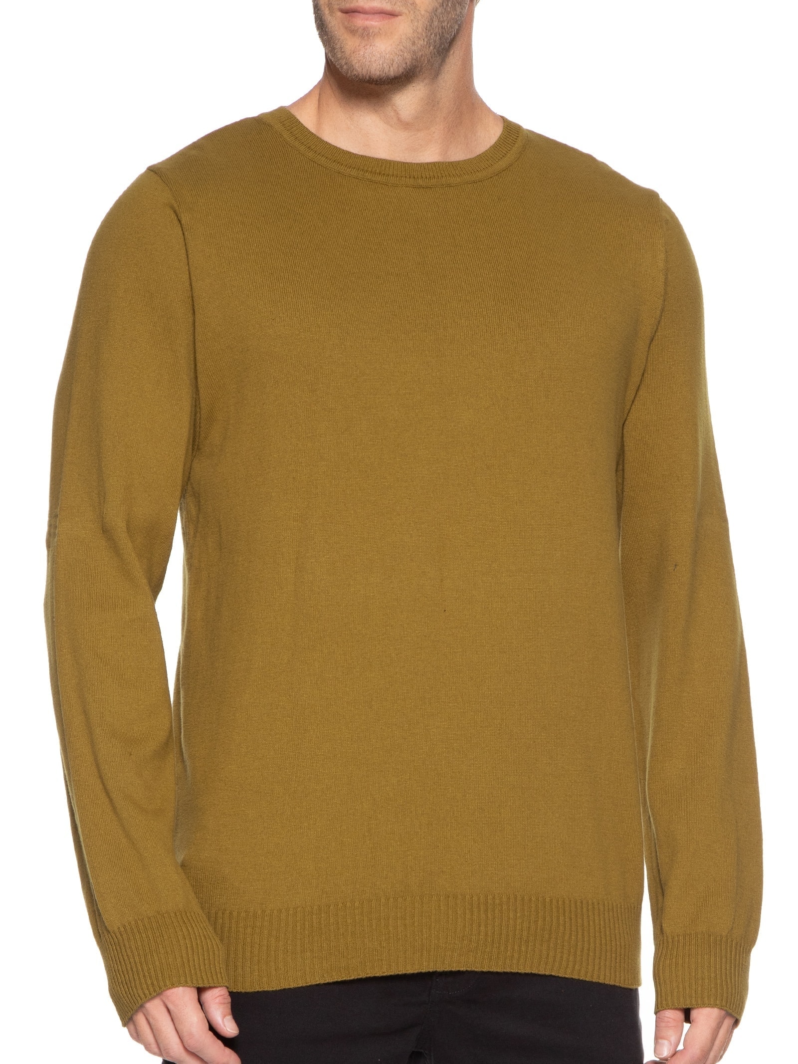 Suéter Masculino Tricot Básico Marrom Foxton