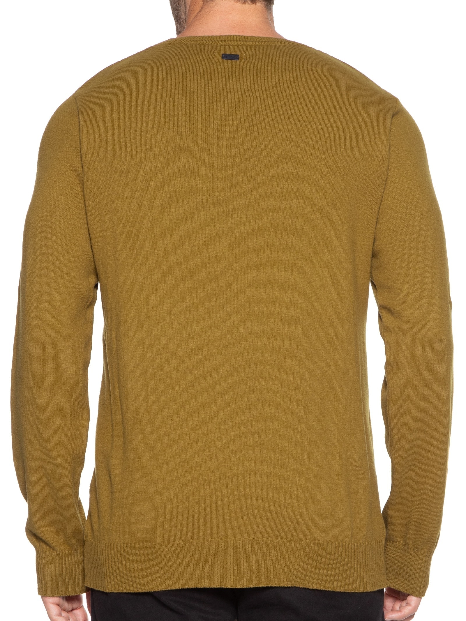 Suéter Masculino Tricot Básico Marrom Foxton