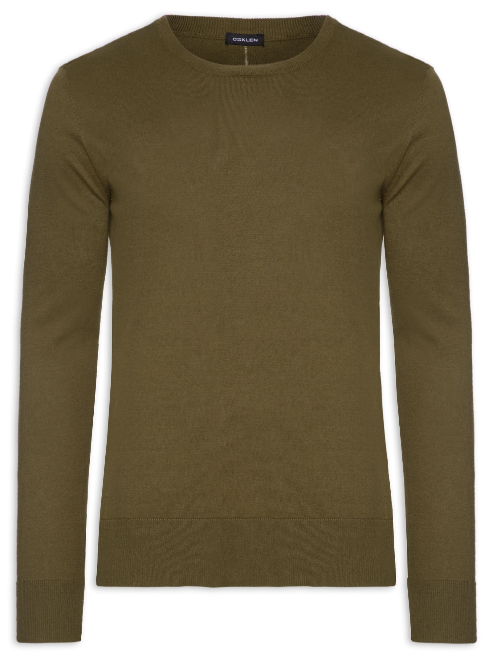 Suéter Masculino Tricot Classic Cotton Ii   Marrom Osklen