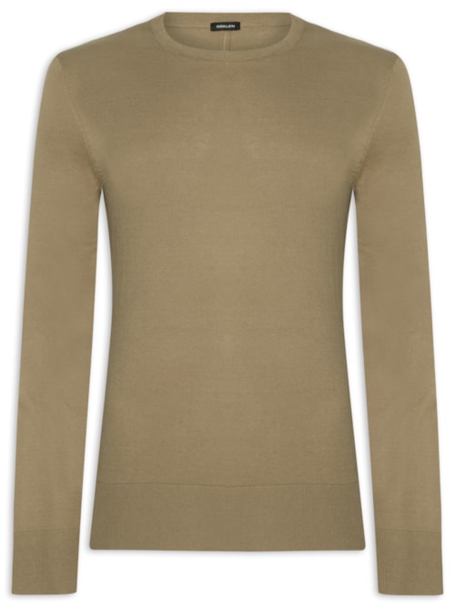Suéter Masculino Tricot Classic Cotton II - Marrom