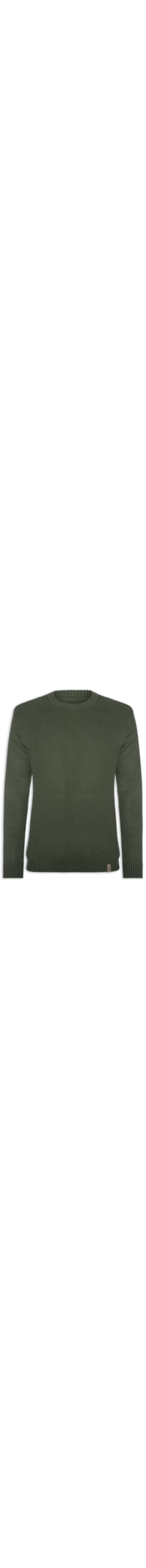 Suéter Masculino Tricot Colmeia - Verde