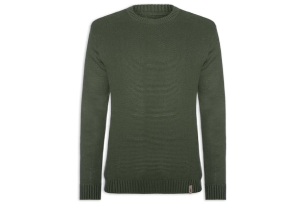 Suéter Masculino Tricot Colmeia – Verde