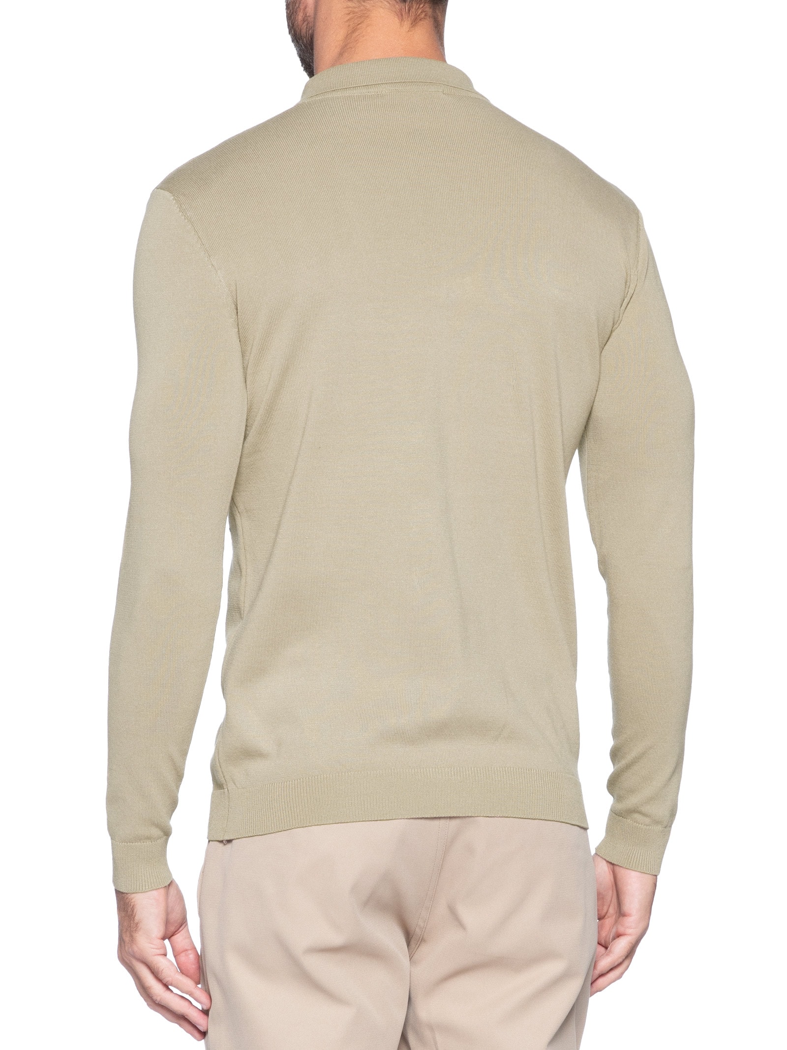 Suéter Masculino Tricot Com Zíper Bege '2 Essential