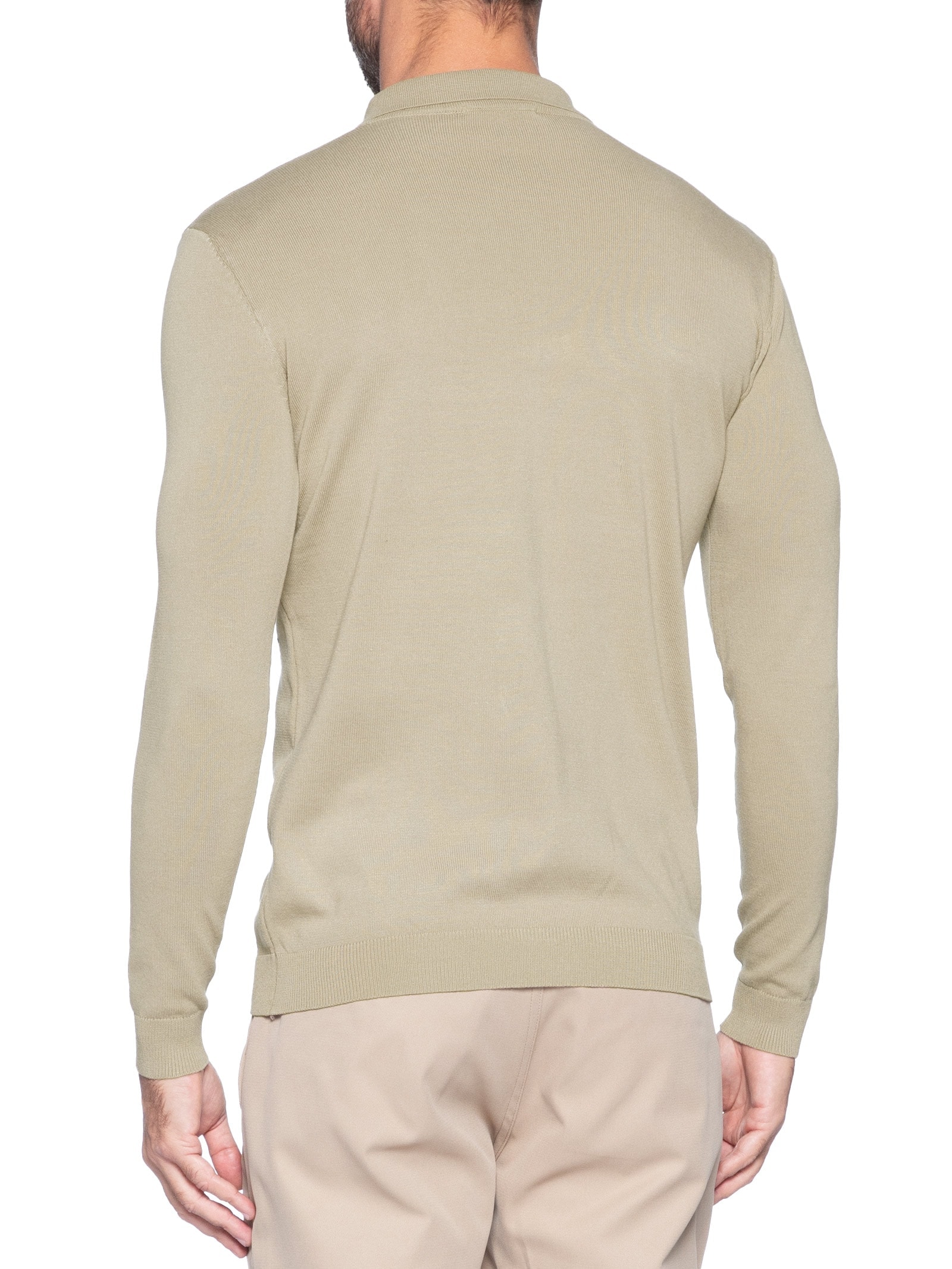 Suéter Masculino Tricot Com Zíper Bege '2 Essential