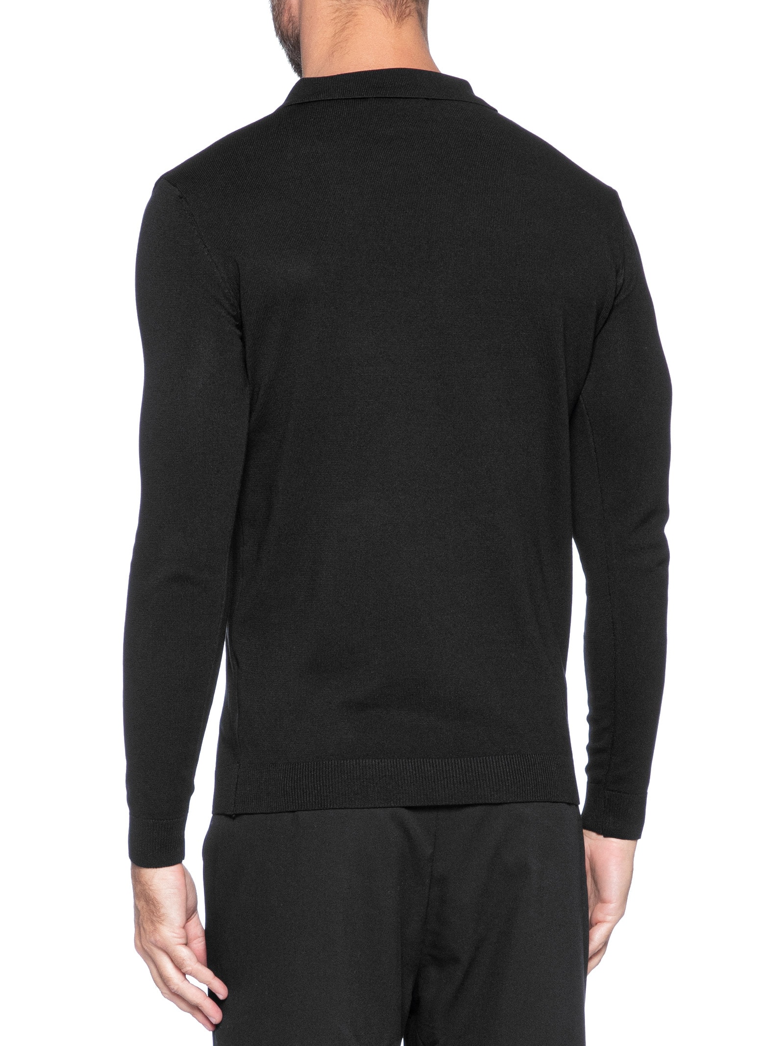 Suéter Masculino Tricot Com Zíper Preto '2 Essential