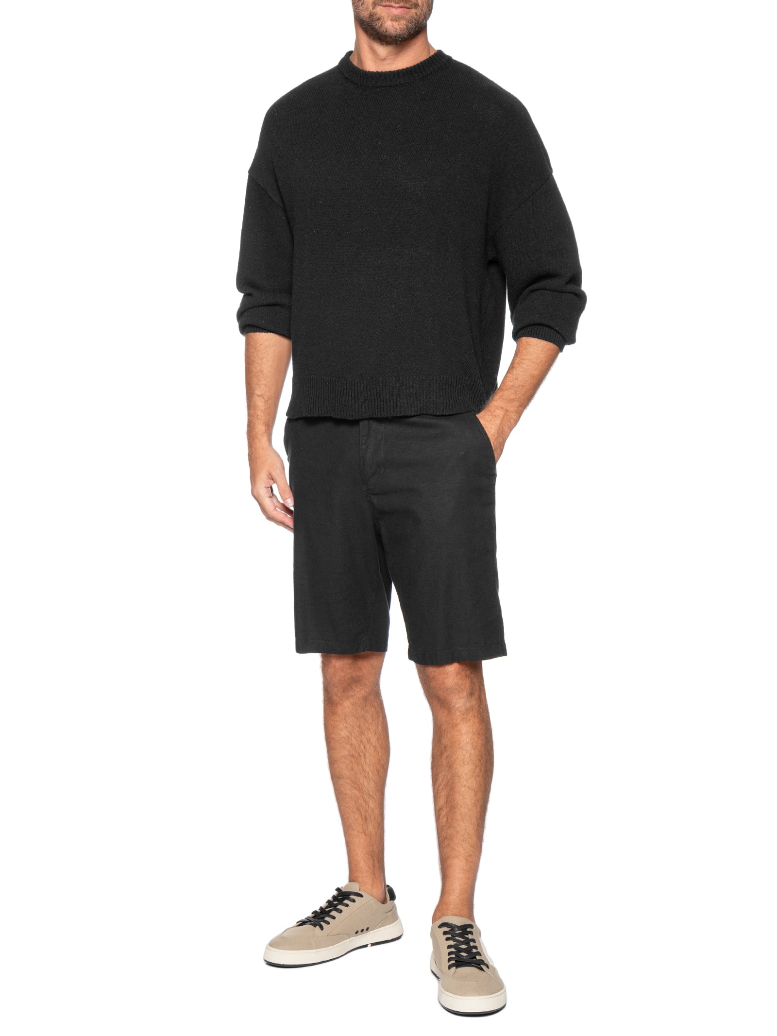 Suéter Masculino Tricot E-Fabric – Preto Osklen