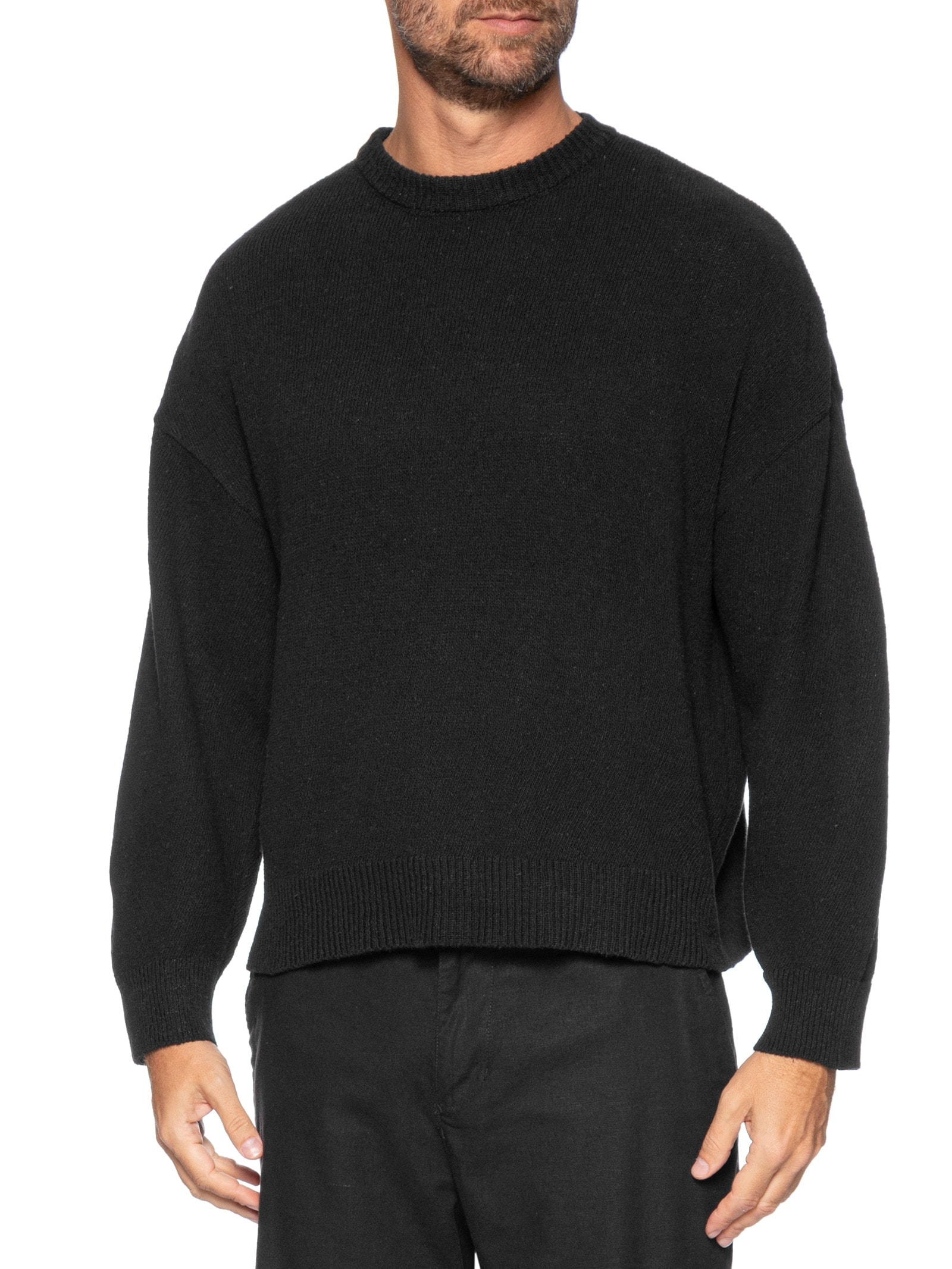 Suéter Masculino Tricot E-Fabric – Preto Osklen