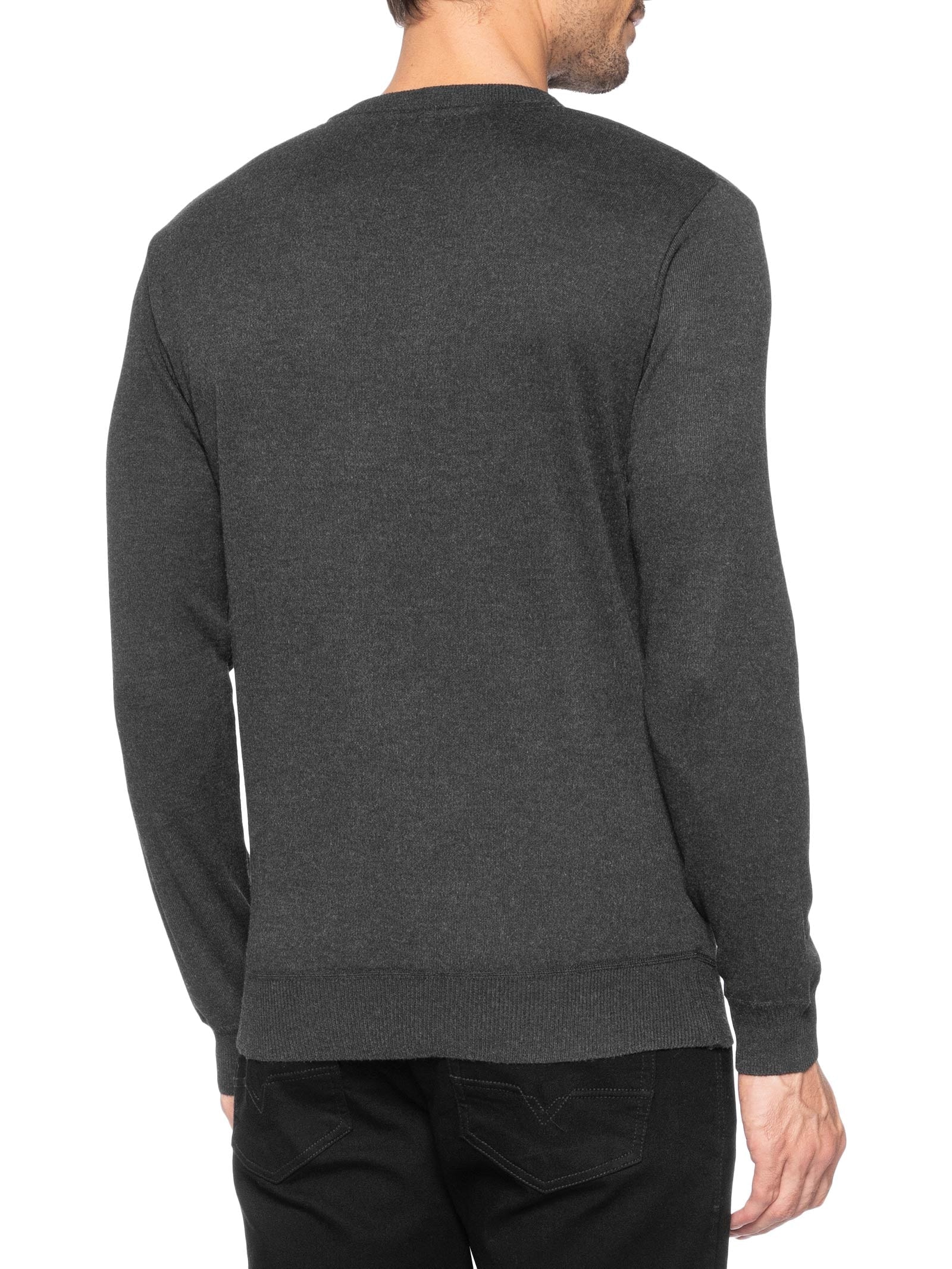 Suéter Masculino Tricot Gola Redonda Básico Preto Basiq Men