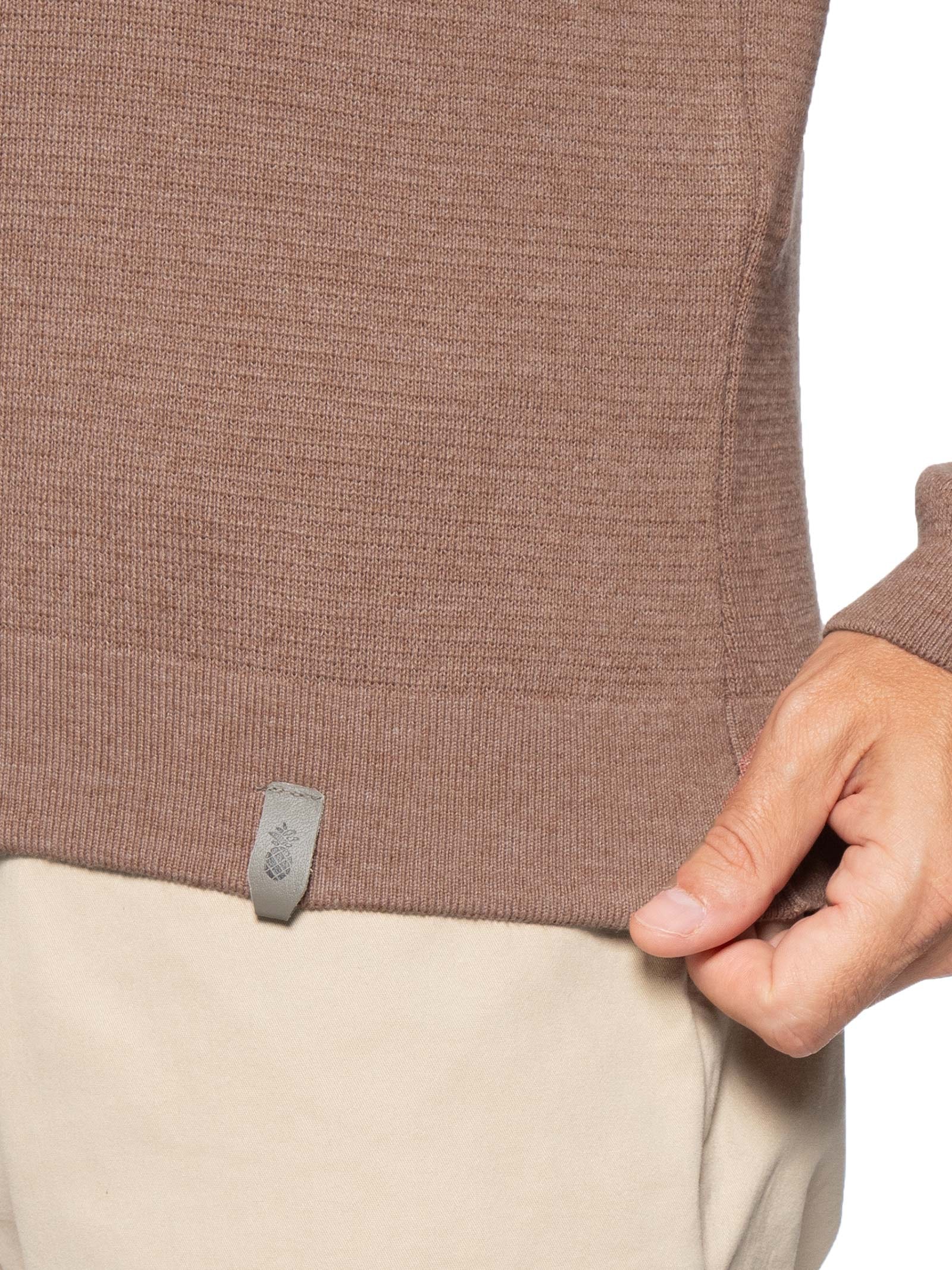 Suéter Masculino Tricot Half Zíper - Laranja- Pineapple