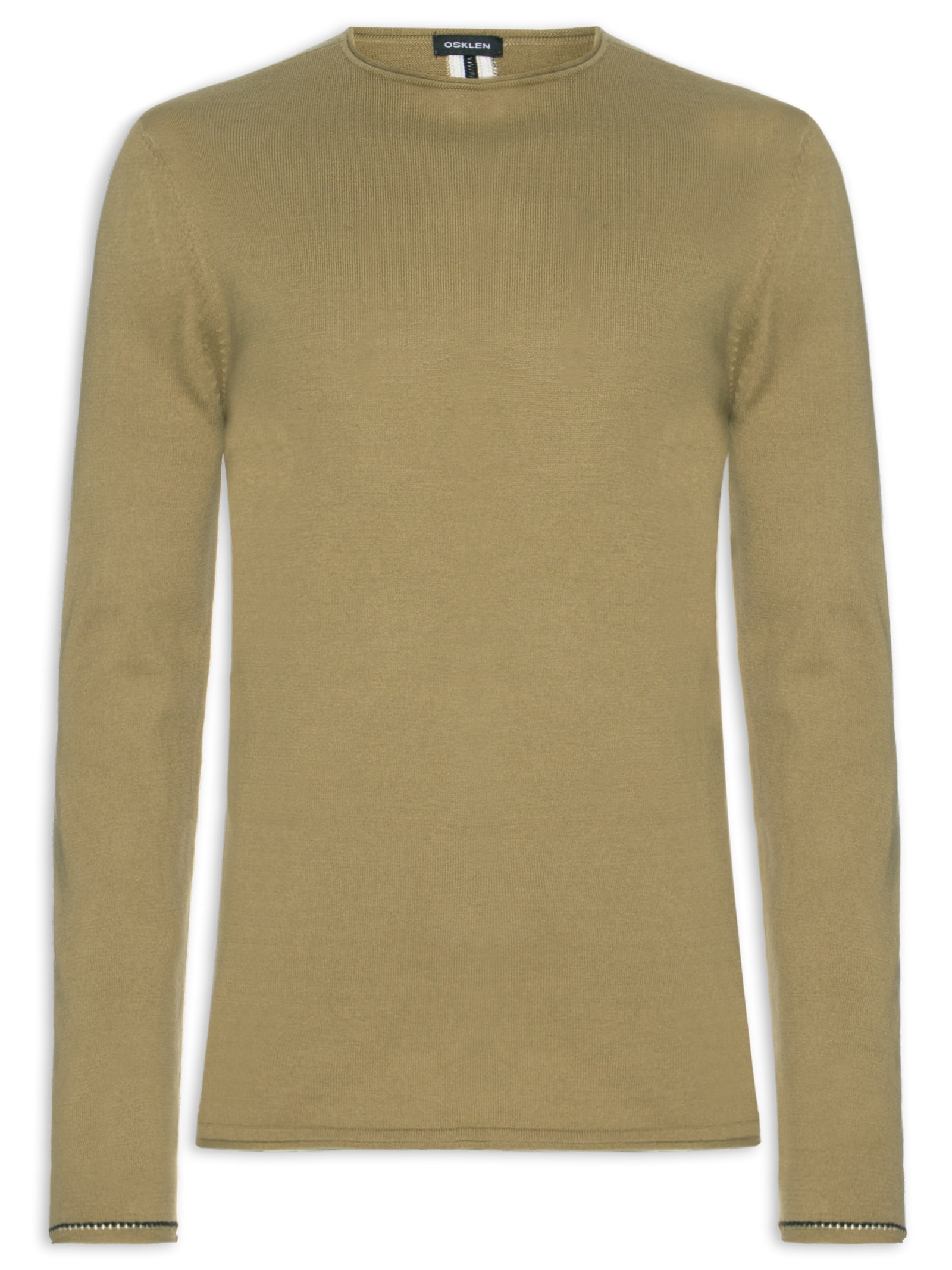 Suéter Masculino Tricot Light Cotton Marrom Osklen