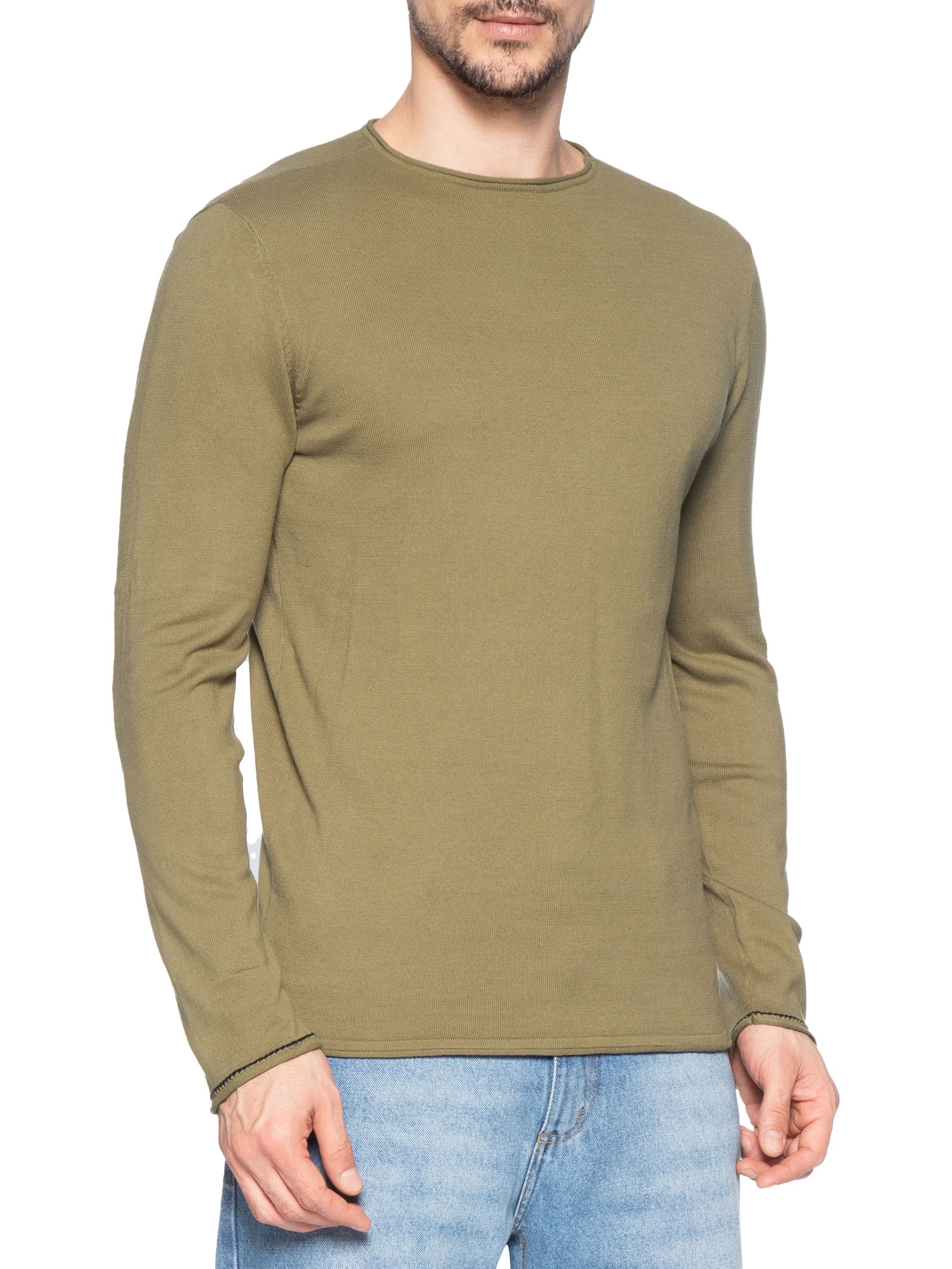 Suéter Masculino Tricot Light Cotton Marrom Osklen