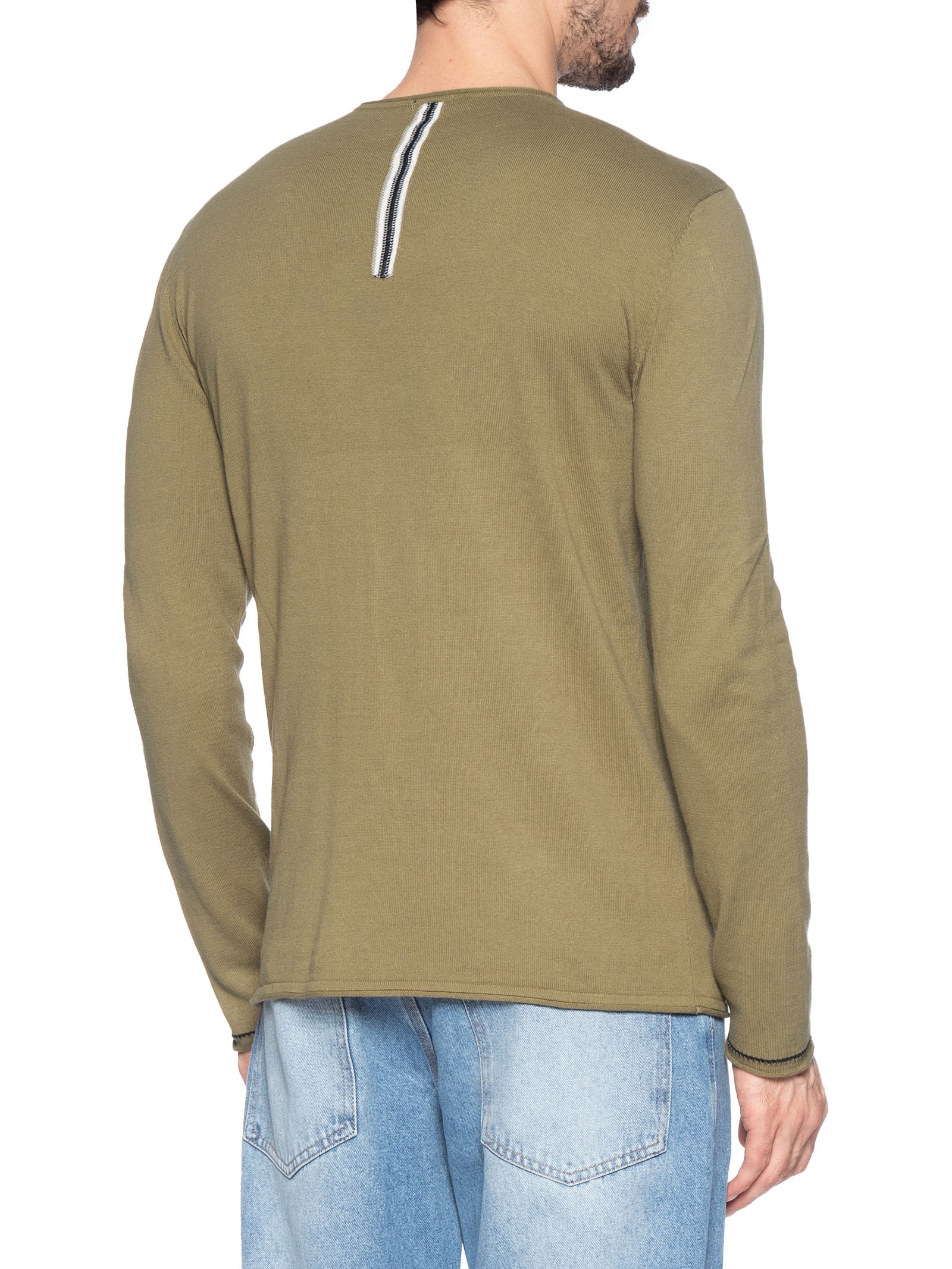 Suéter Masculino Tricot Light Cotton Marrom Osklen