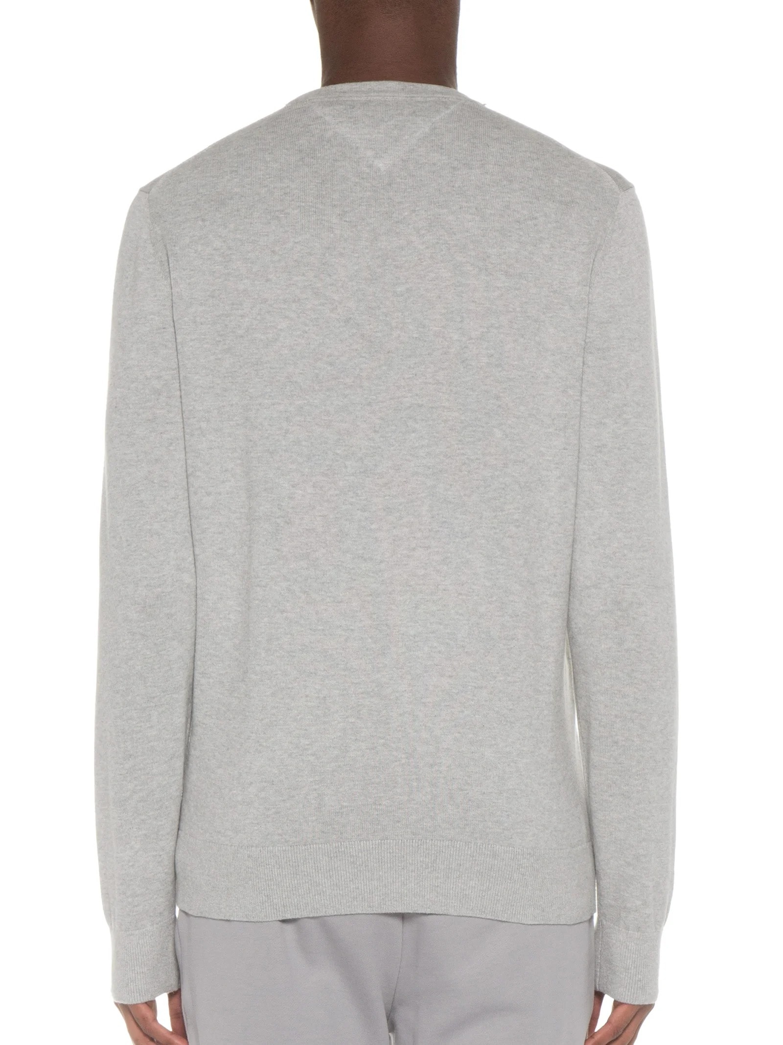 Suéter Masculino Wcc Signature Crew Neck Cinza Tommy Hilfiger