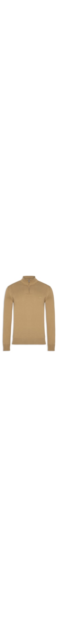 Suéter Masculino Zip-Neck Padro-L - Bege