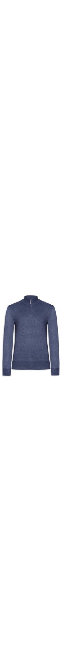 Suéter Masculino Zíper - Azul