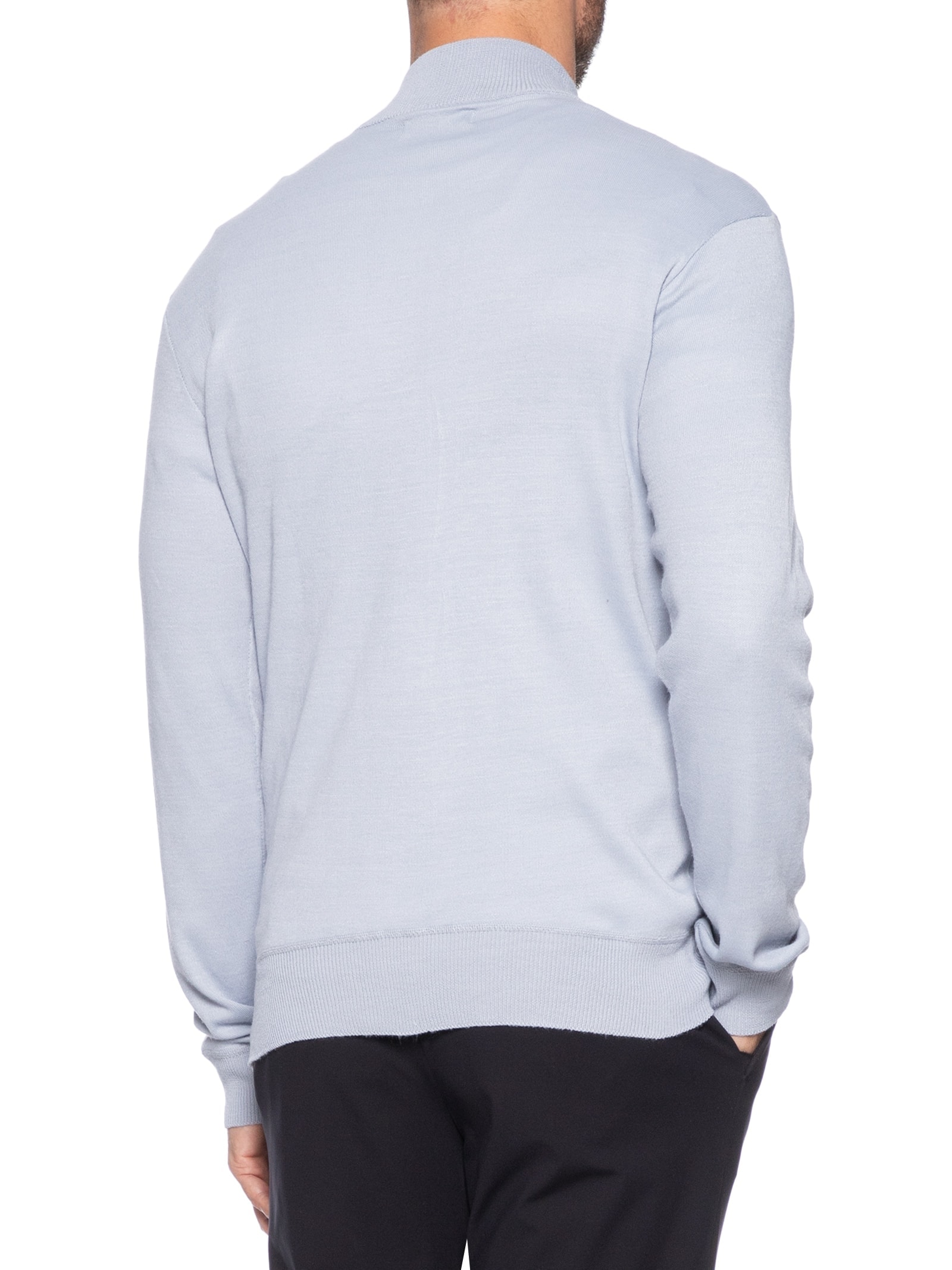 Suéter Masculino Zíper Cinza '2 Essential