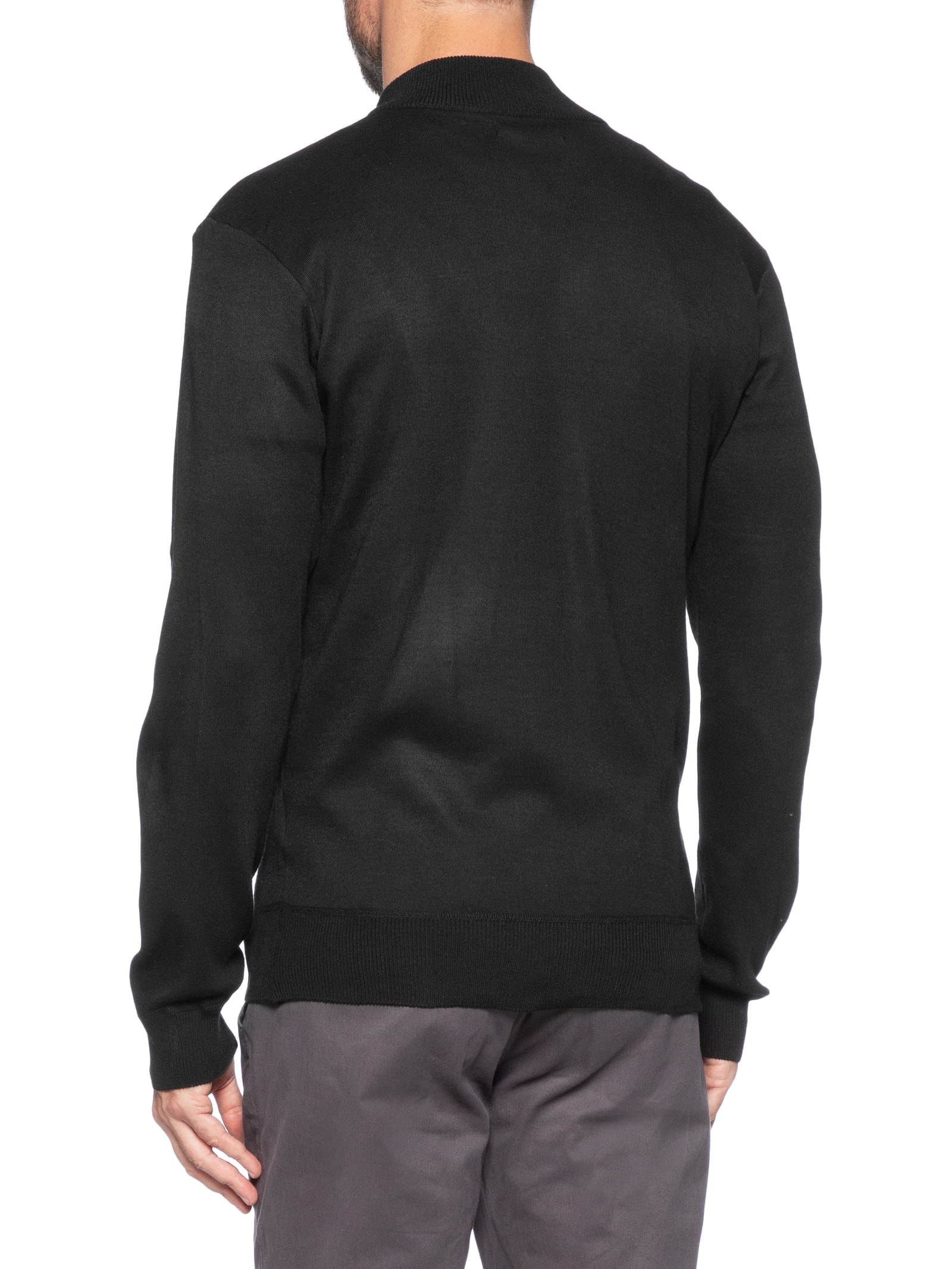 Suéter Masculino Zíper Preto '2 Essential