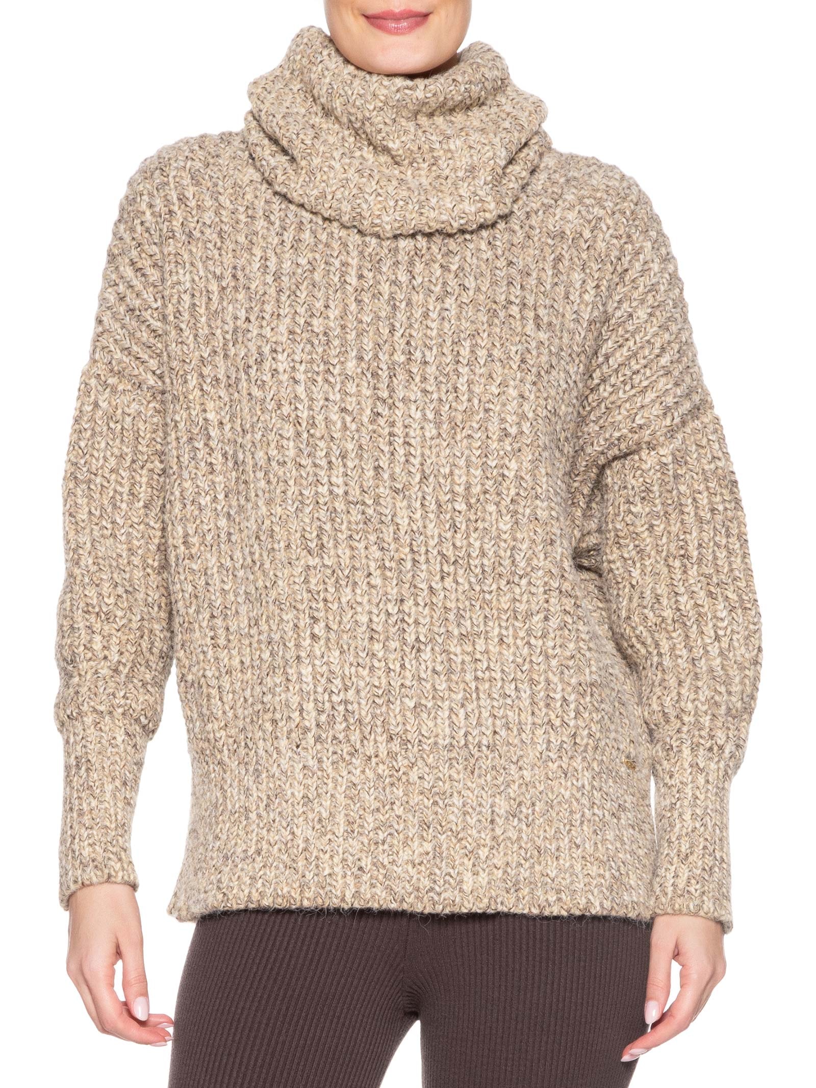 Suéter Maxipull Pérola Bege Anselmi