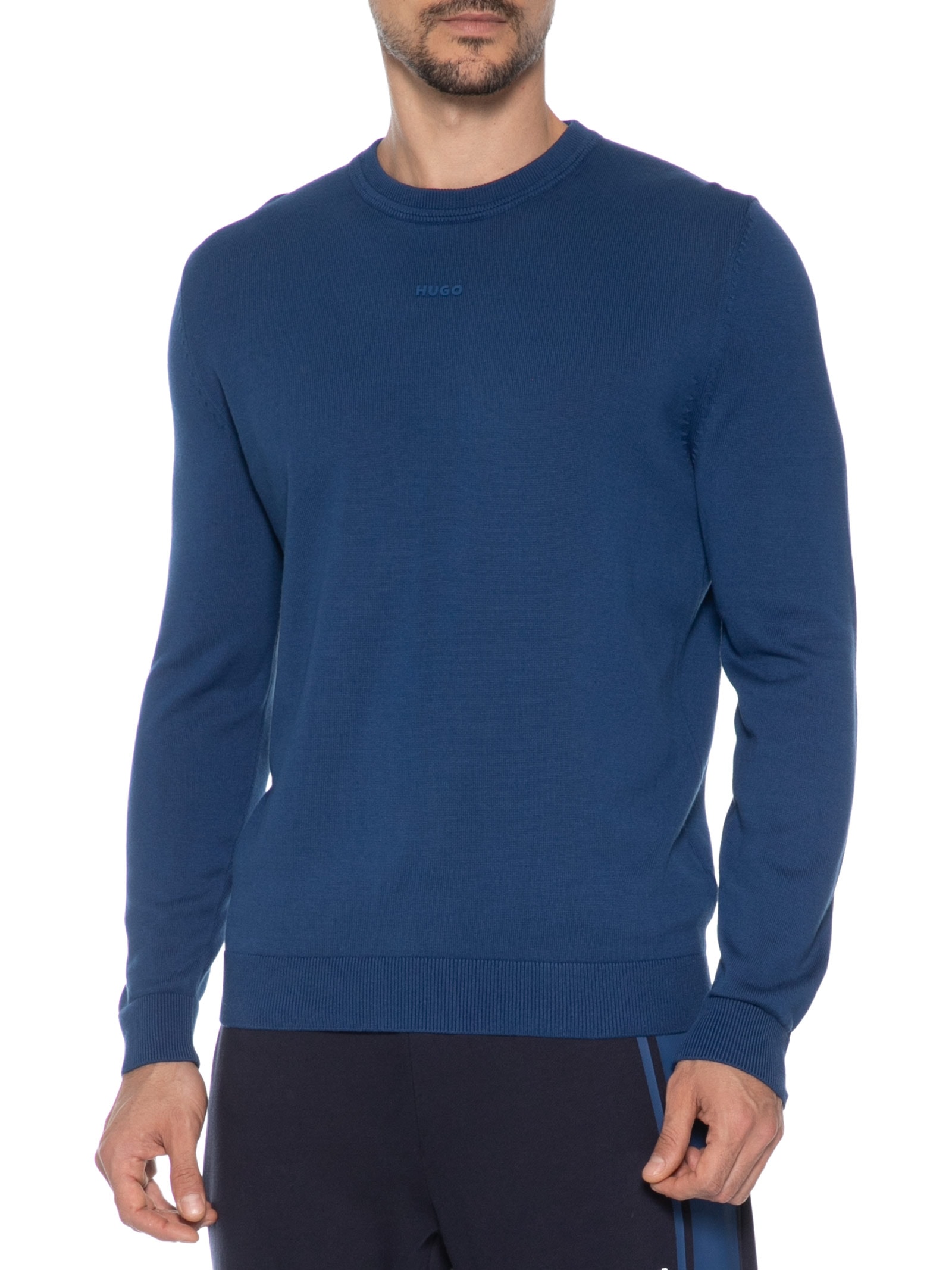 Suéter Tricô Masculino San Cassius-C2 Azul Hugo