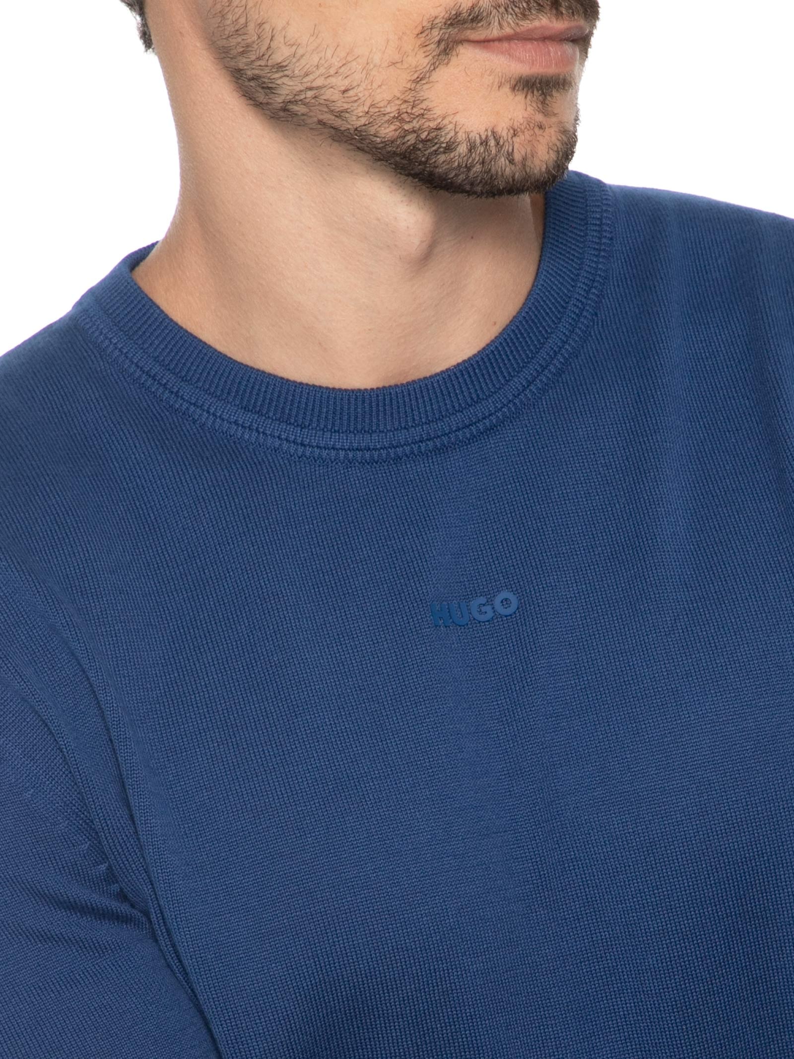 Suéter Tricô Masculino San Cassius-C2 Azul Hugo