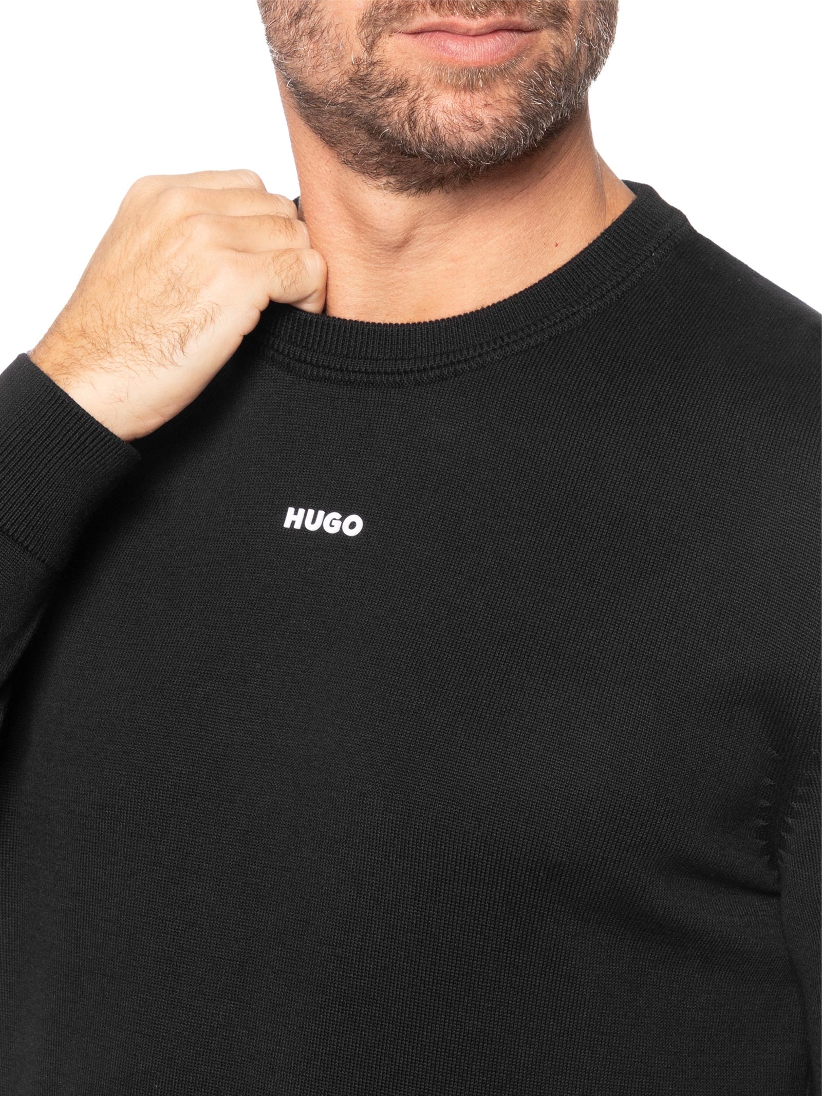 Suéter Tricô Masculino San Cassius-C2 Preto Hugo