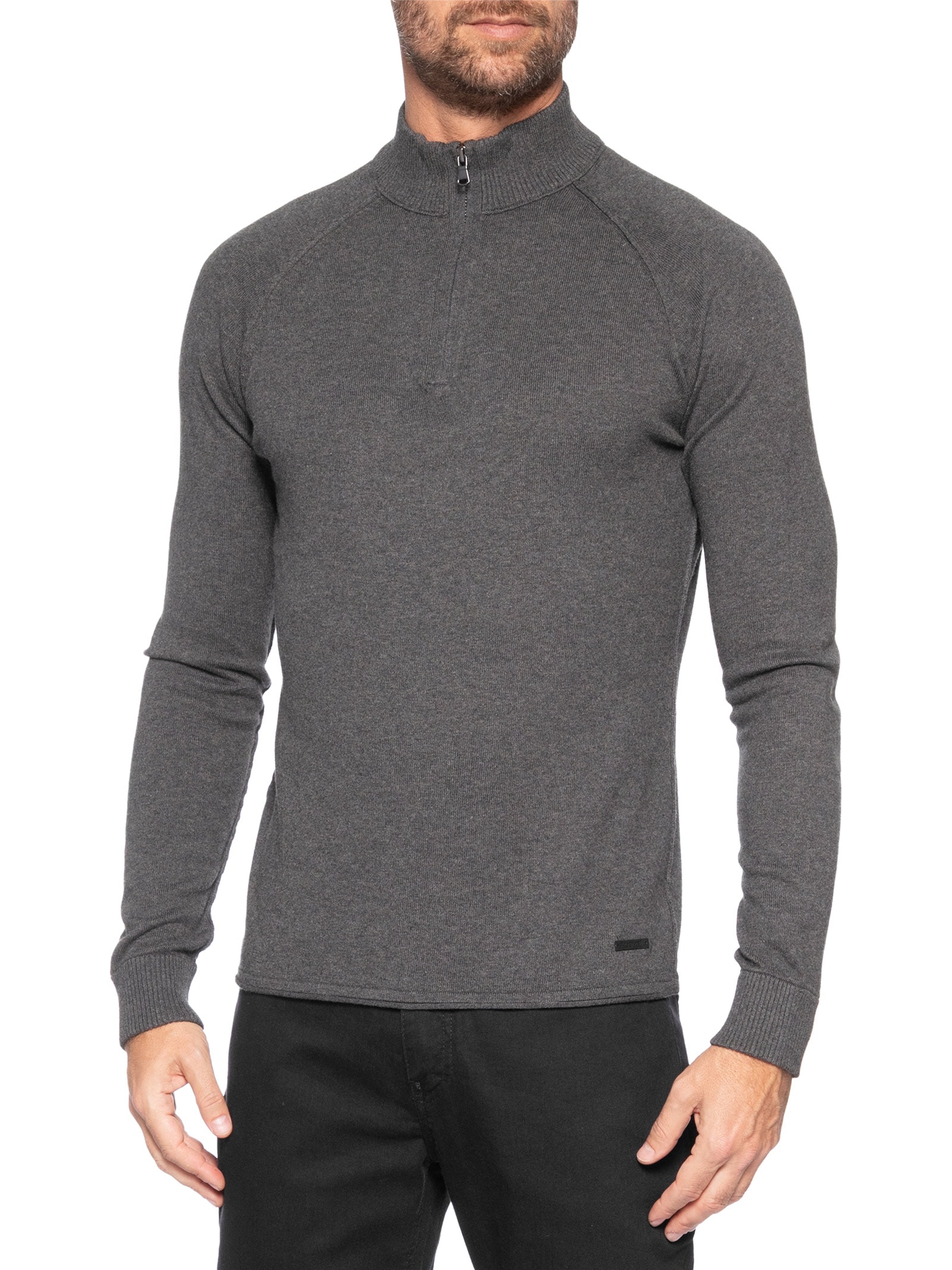 Suéter Tricot Masculino Cashmere Aspen Cinza Austral