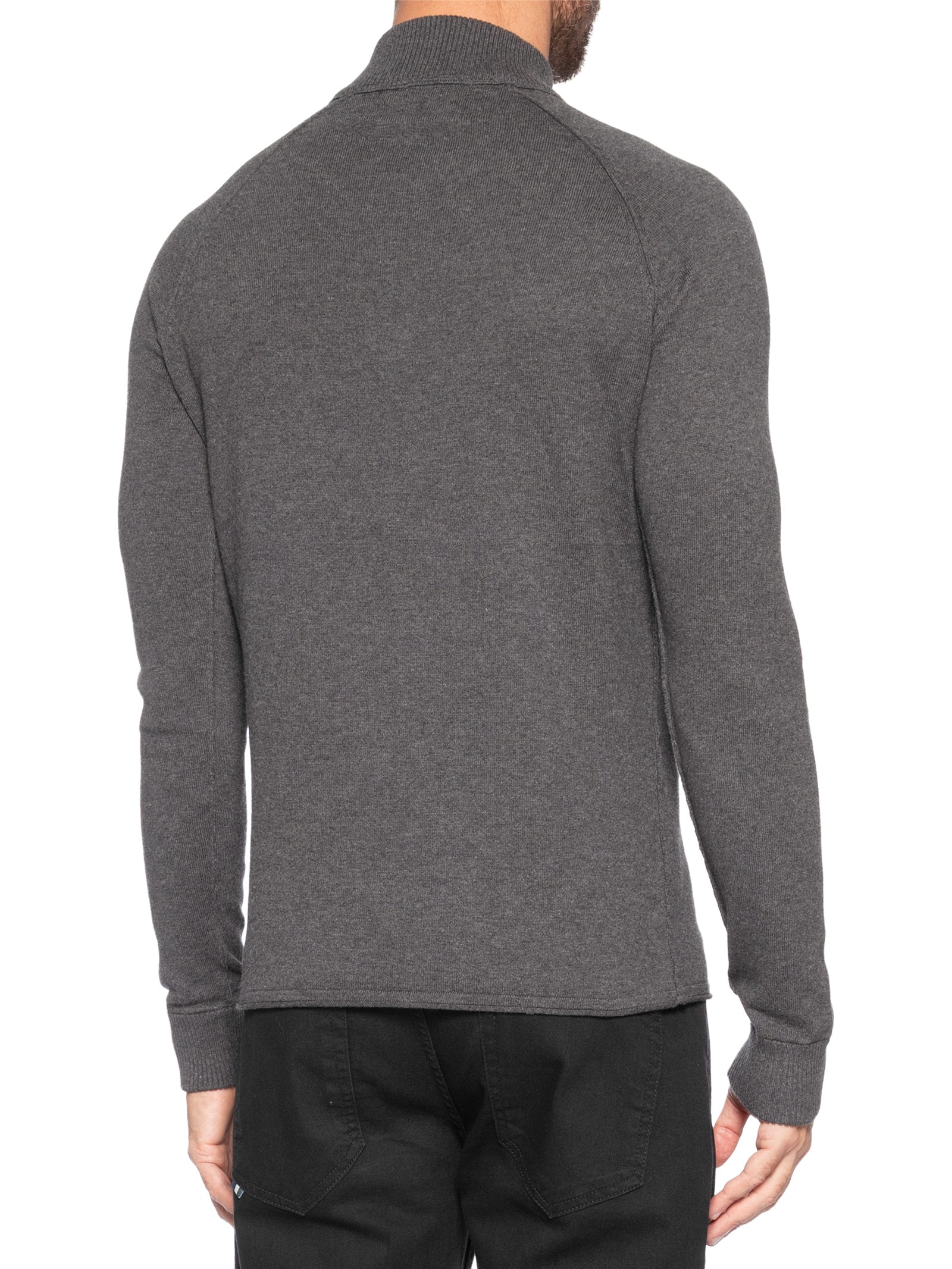 Suéter Tricot Masculino Cashmere Aspen Cinza Austral