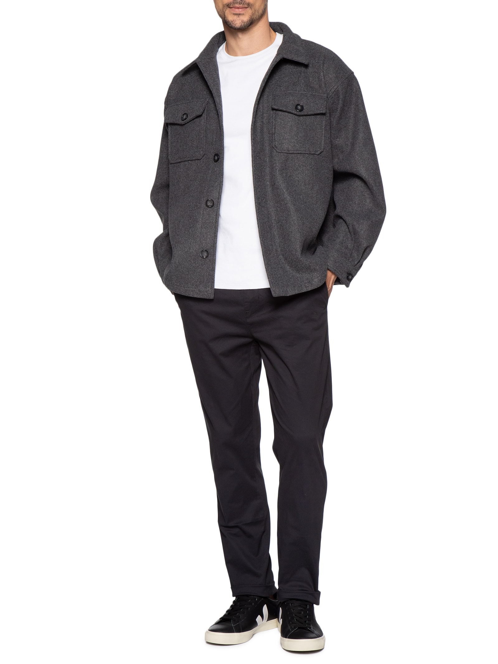 Suéter Tricot Masculino Com Textura Azul Basiq Men