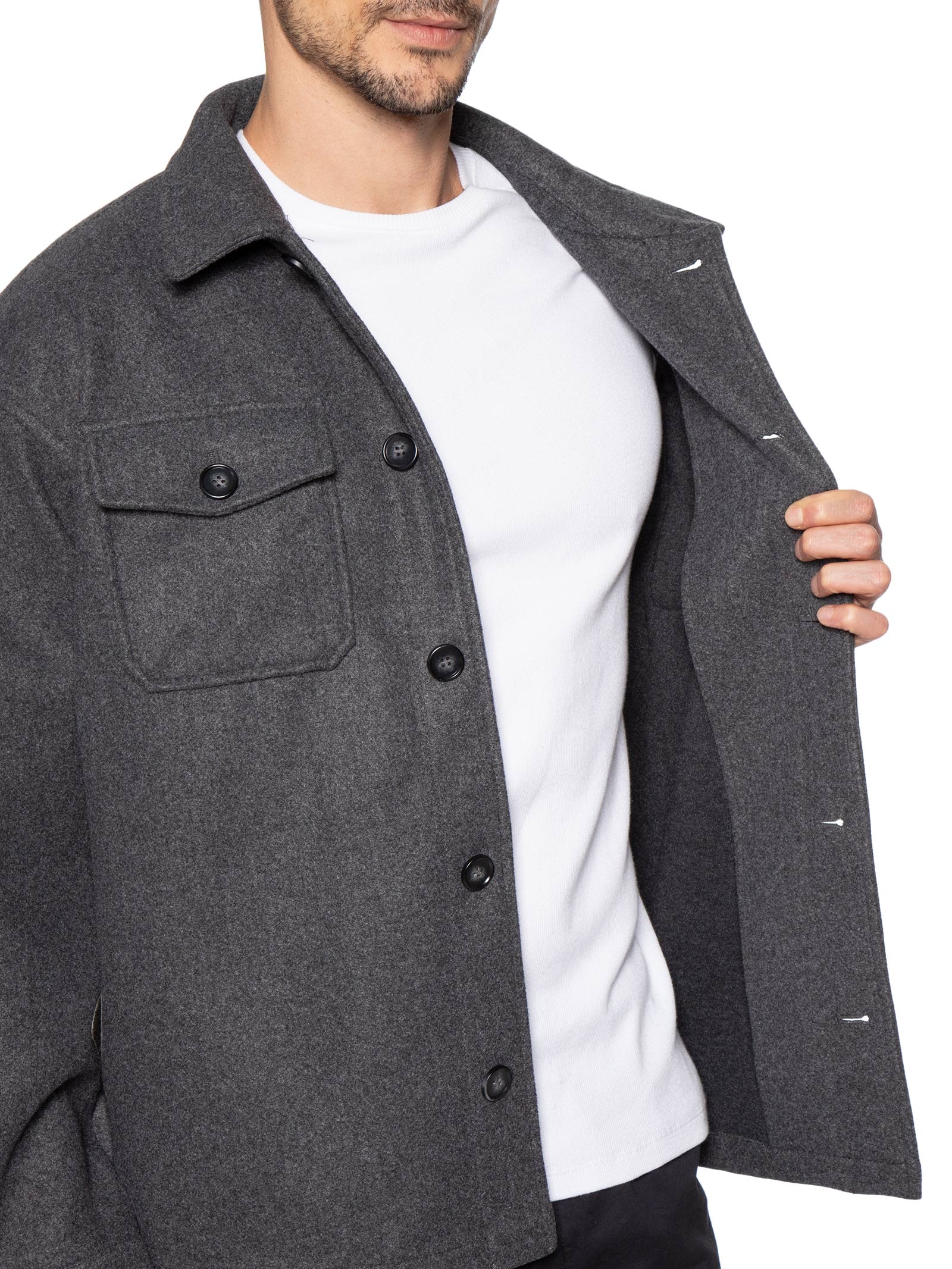 Suéter Tricot Masculino Com Textura Azul Basiq Men