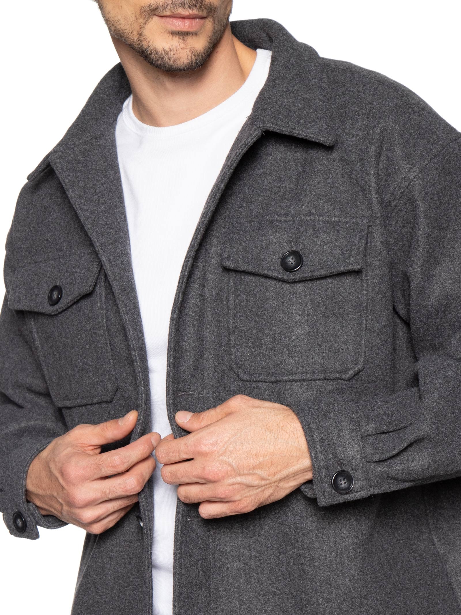 Suéter Tricot Masculino Com Textura Azul Basiq Men