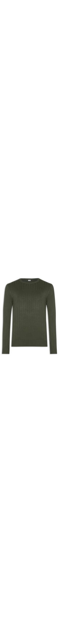 Suéter Tricot Masculino Com Textura - Verde