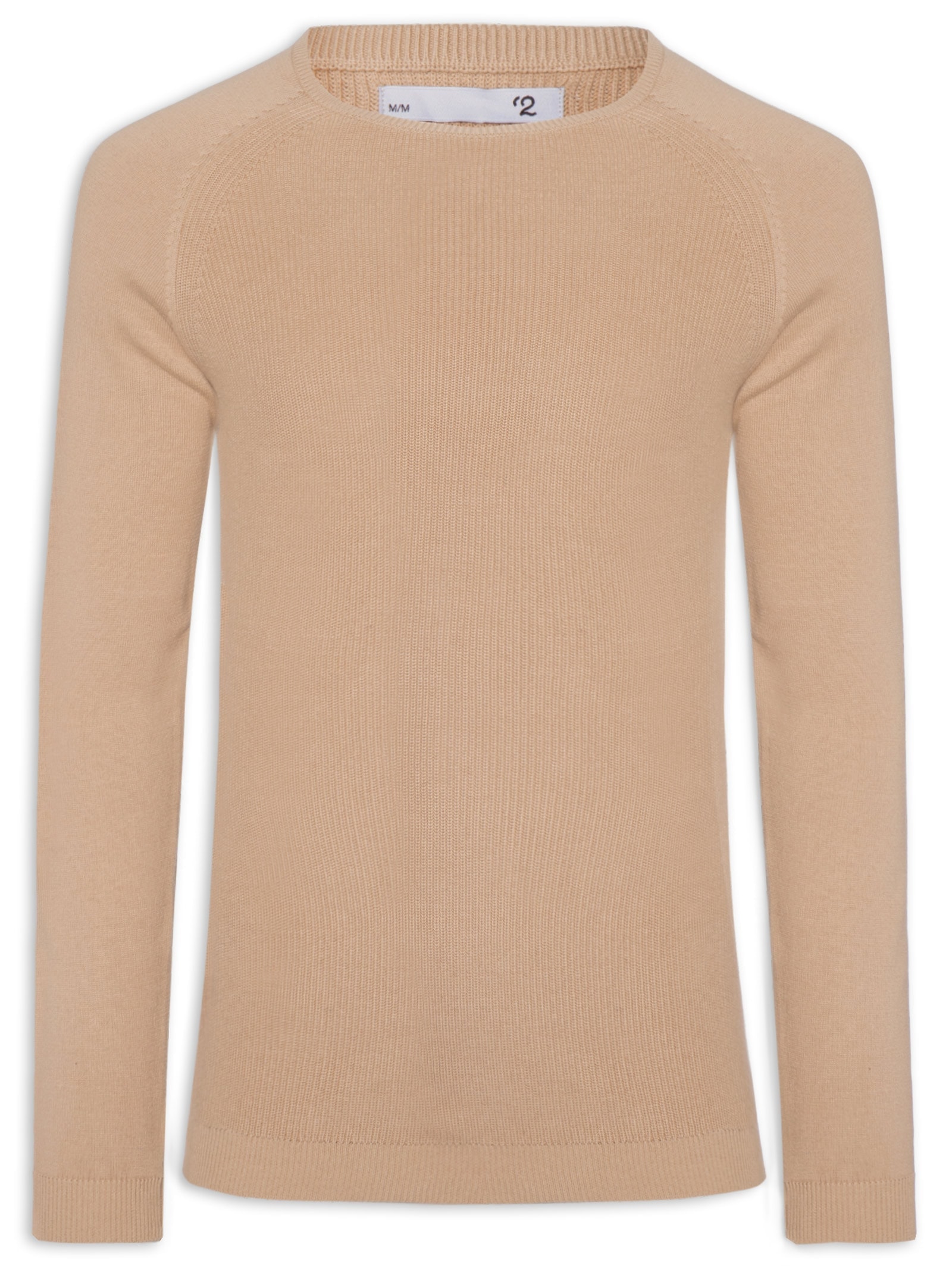 Suéter Tricot Masculino Corpo Tranças Mg Lisa Bege '2 Essential