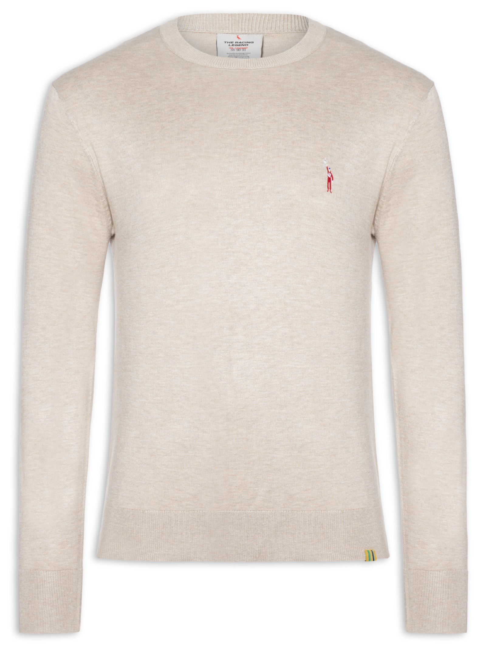 Suéter Tricot Masculino Manga Longa Touch Senna Bege Reserva