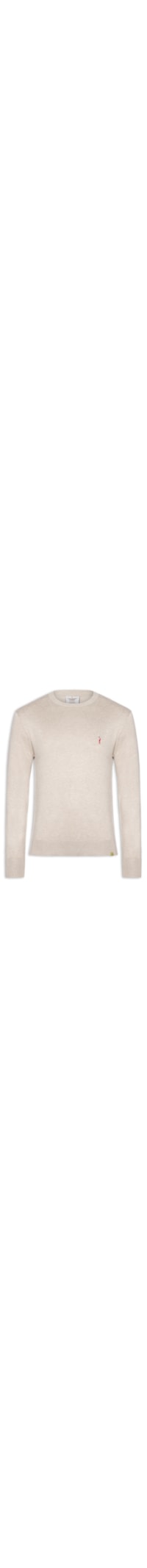 Suéter Tricot Masculino Manga Longa Touch Senna - Bege