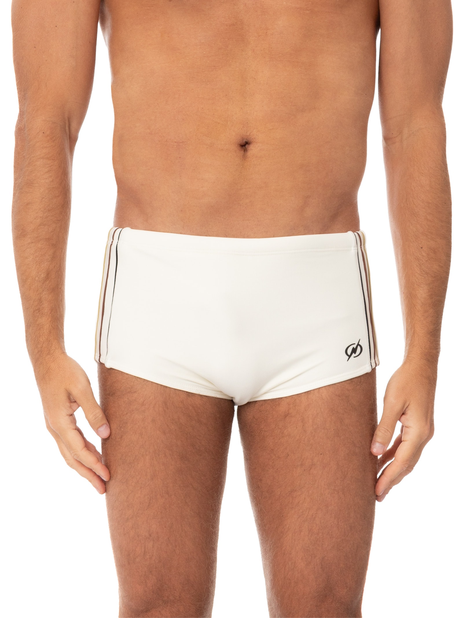 Sunga Boxer Army Capuccino Off White Blueman