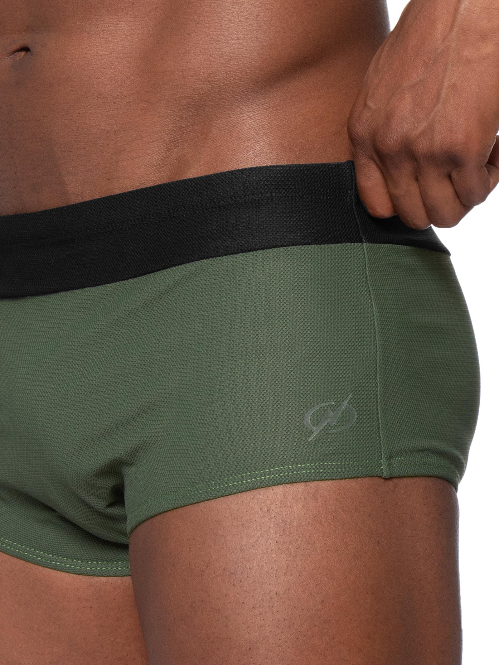 Sunga Boxer Army Davi Fit 002 Verde Blueman