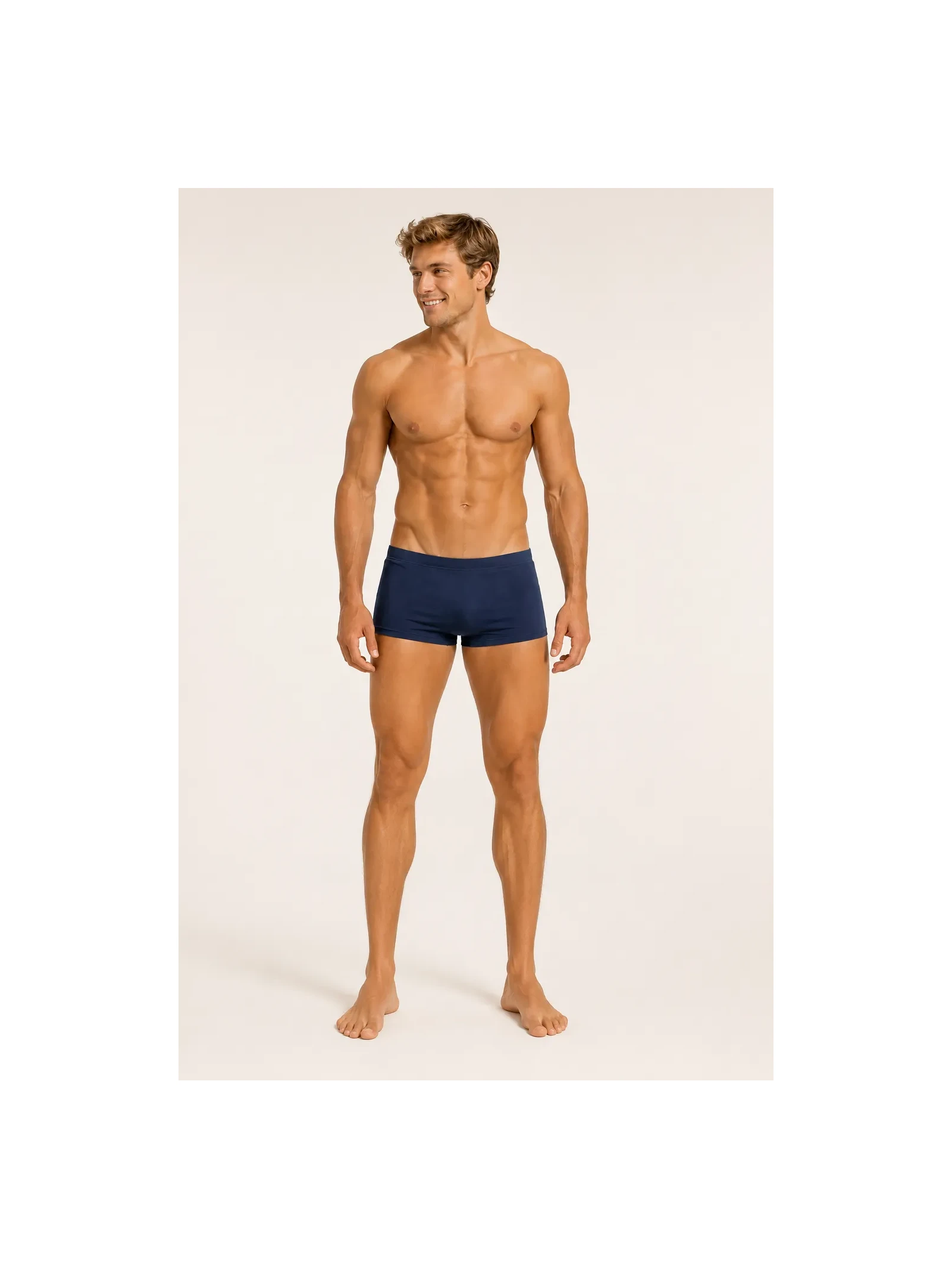 Sunga Boxer Gael Piquet Marinho Suntime
