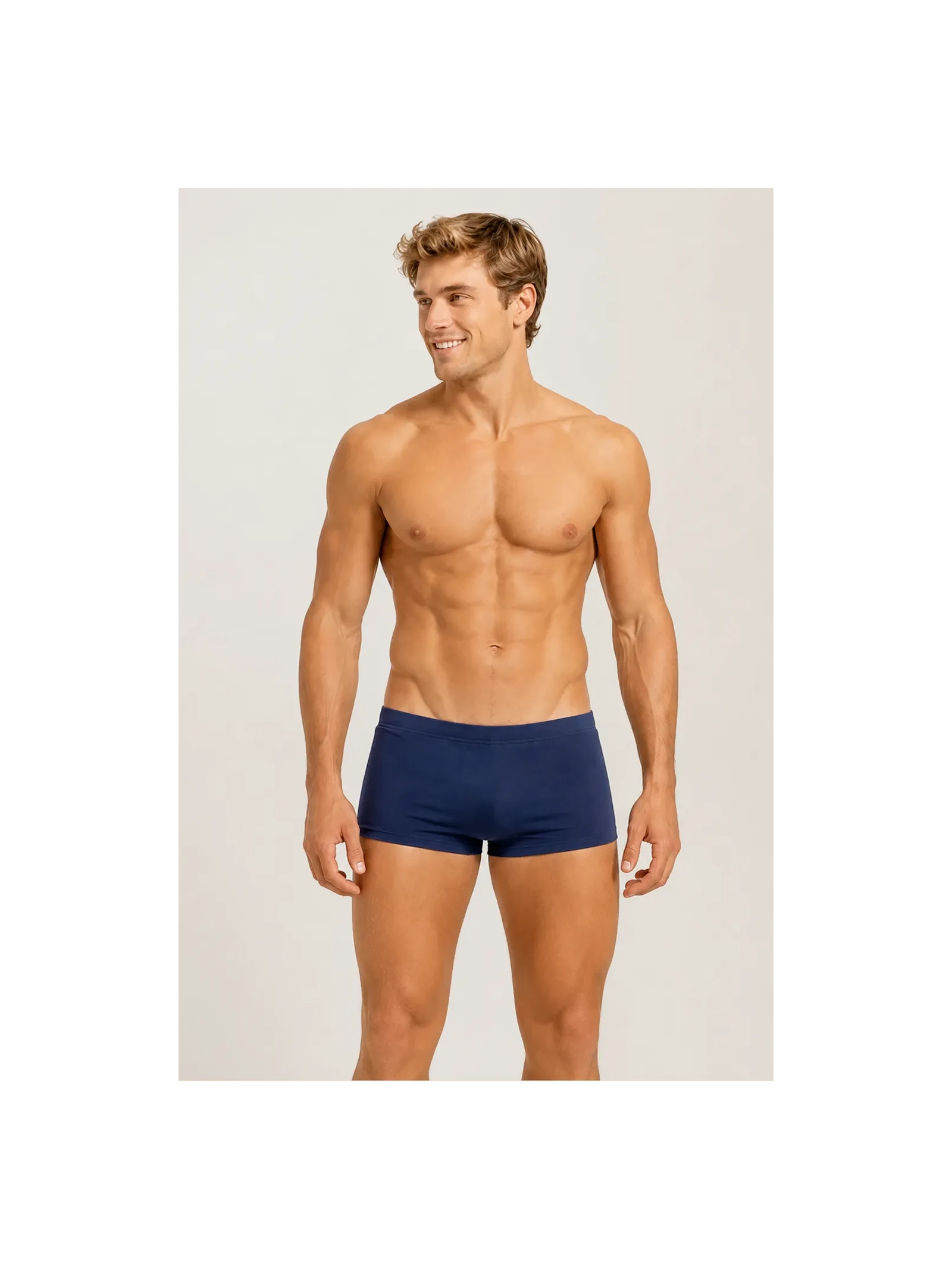 Sunga Boxer Gael Piquet Marinho Suntime