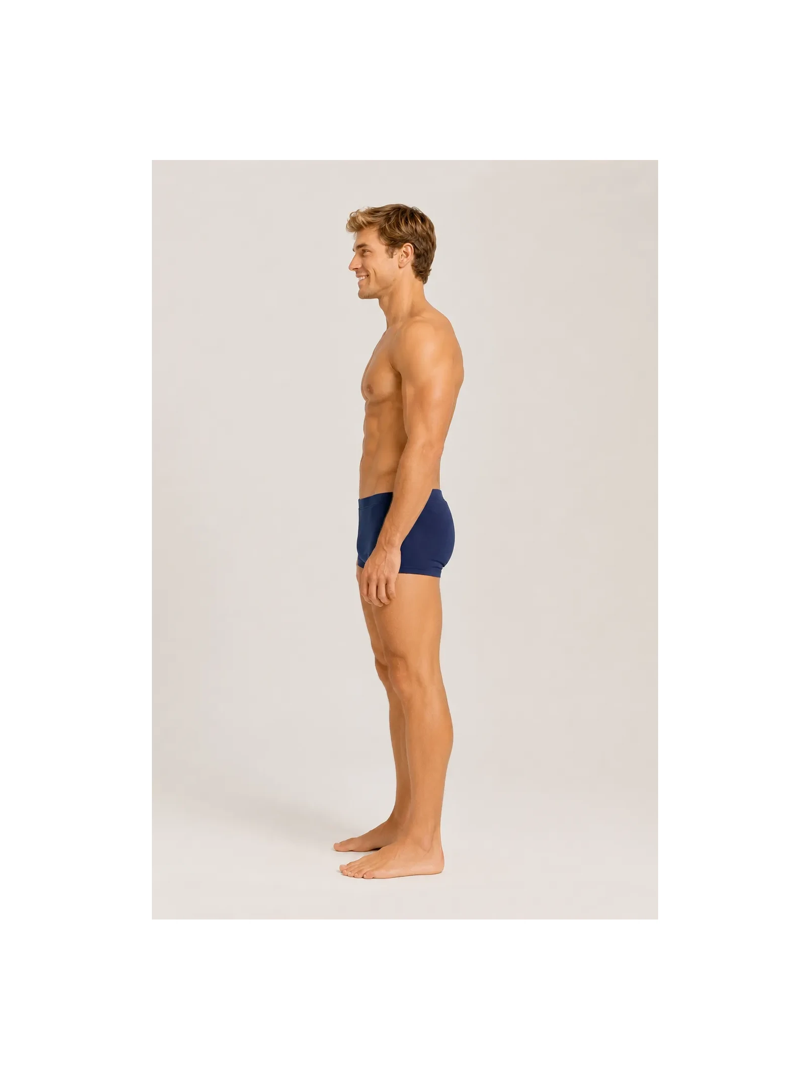 Sunga Boxer Gael Piquet Marinho Suntime