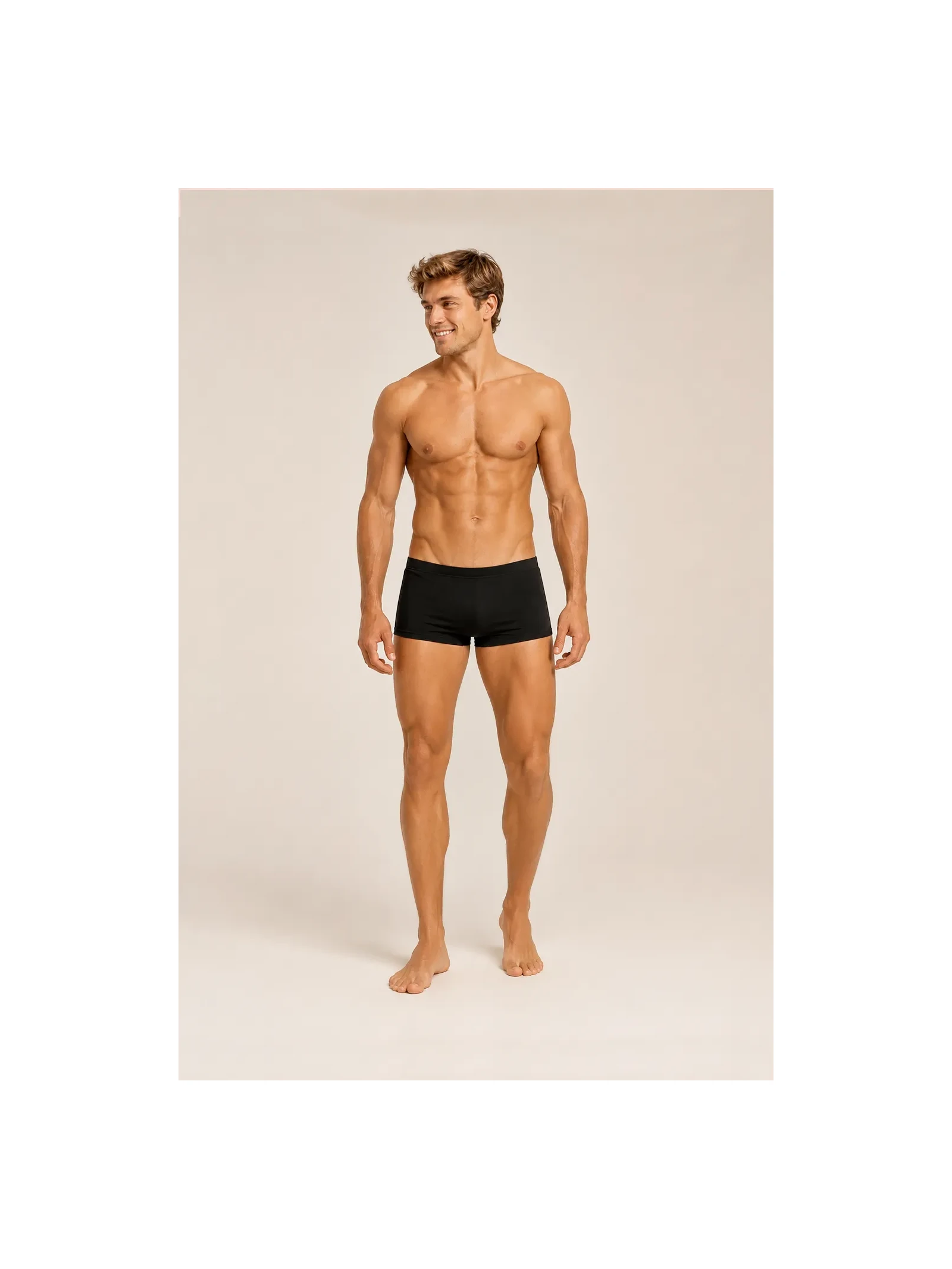 Sunga Boxer Gael Piquet Preta Suntime