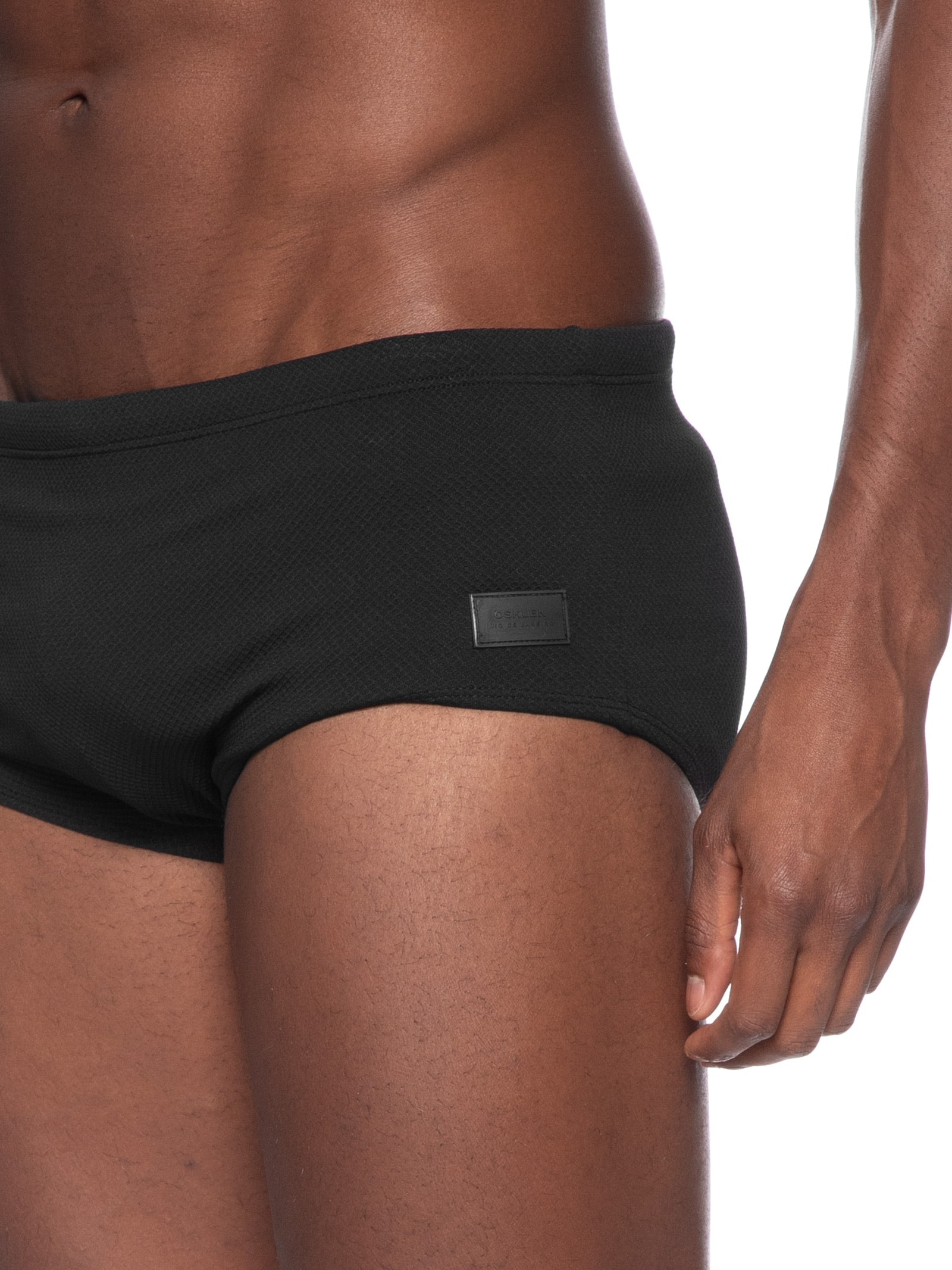 Sunga Boxer New Dark Warp Preto Osklen