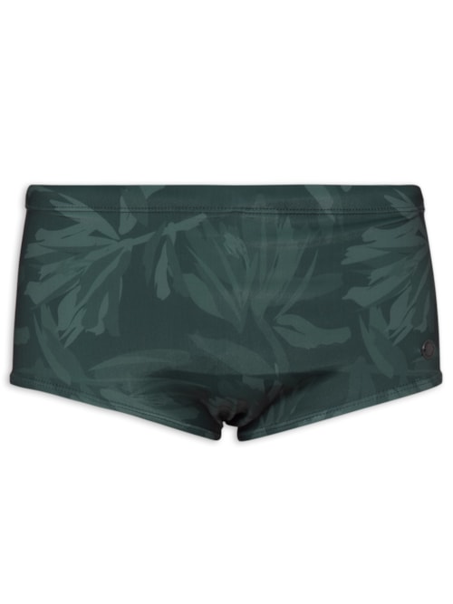 Sunga Estampada Flower Tint – Verde