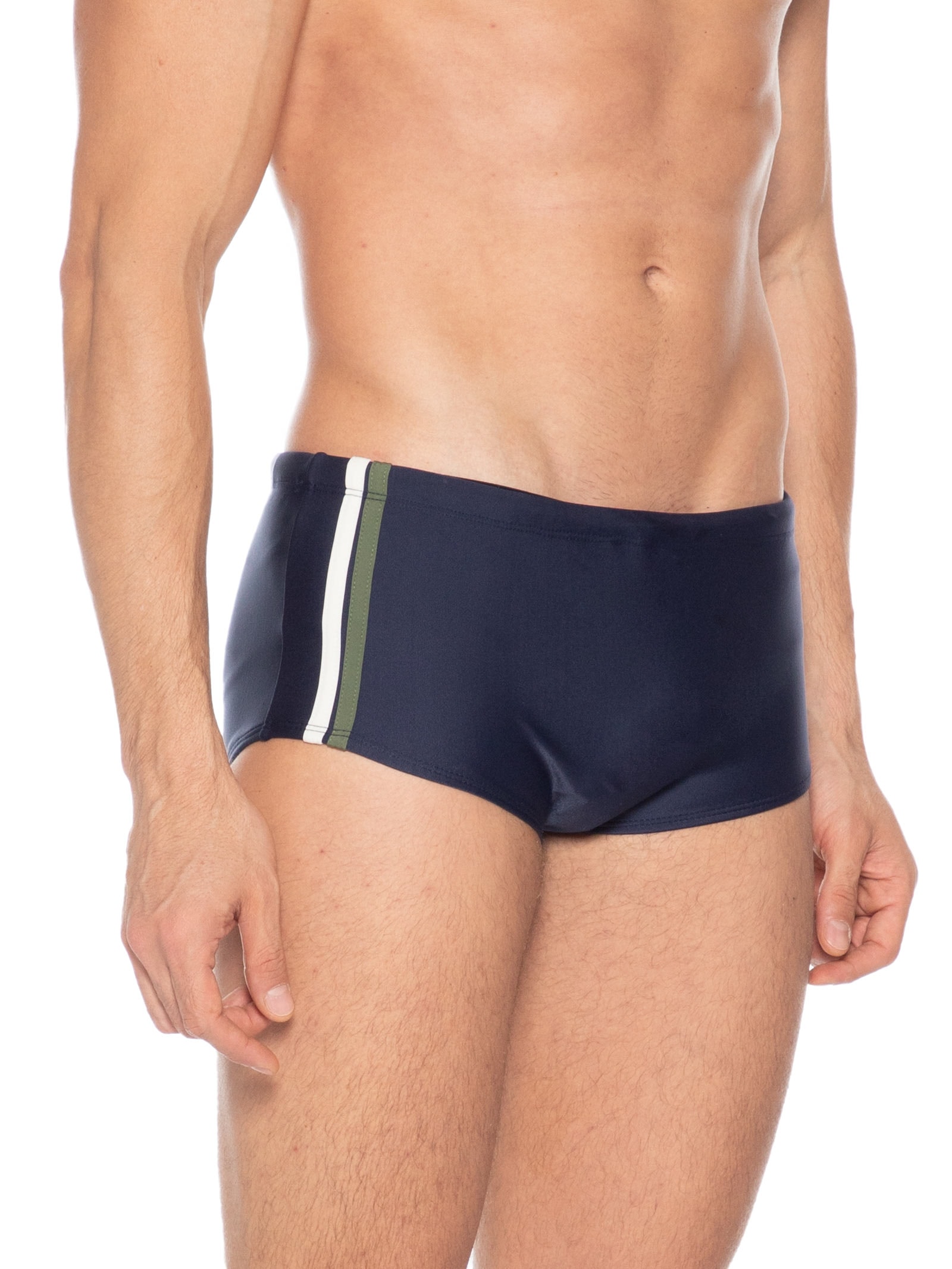 Sunga Lisa Faixa Lateral Azul Sergio K