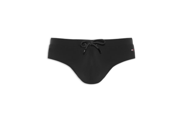 Sunga Masculina Brief Com Logo - Preto