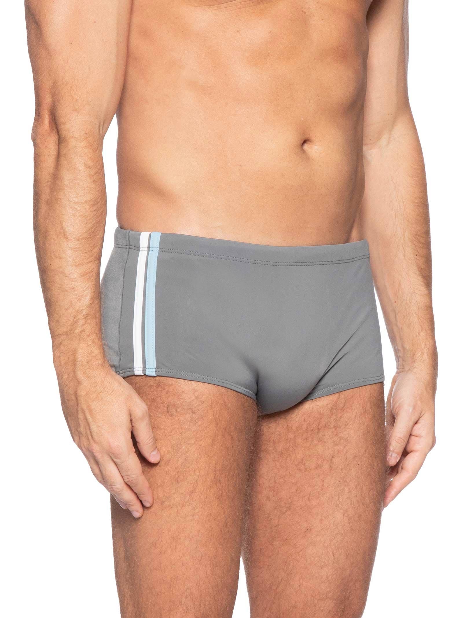 Sunga Masculina Faixas Cinza Pineapple