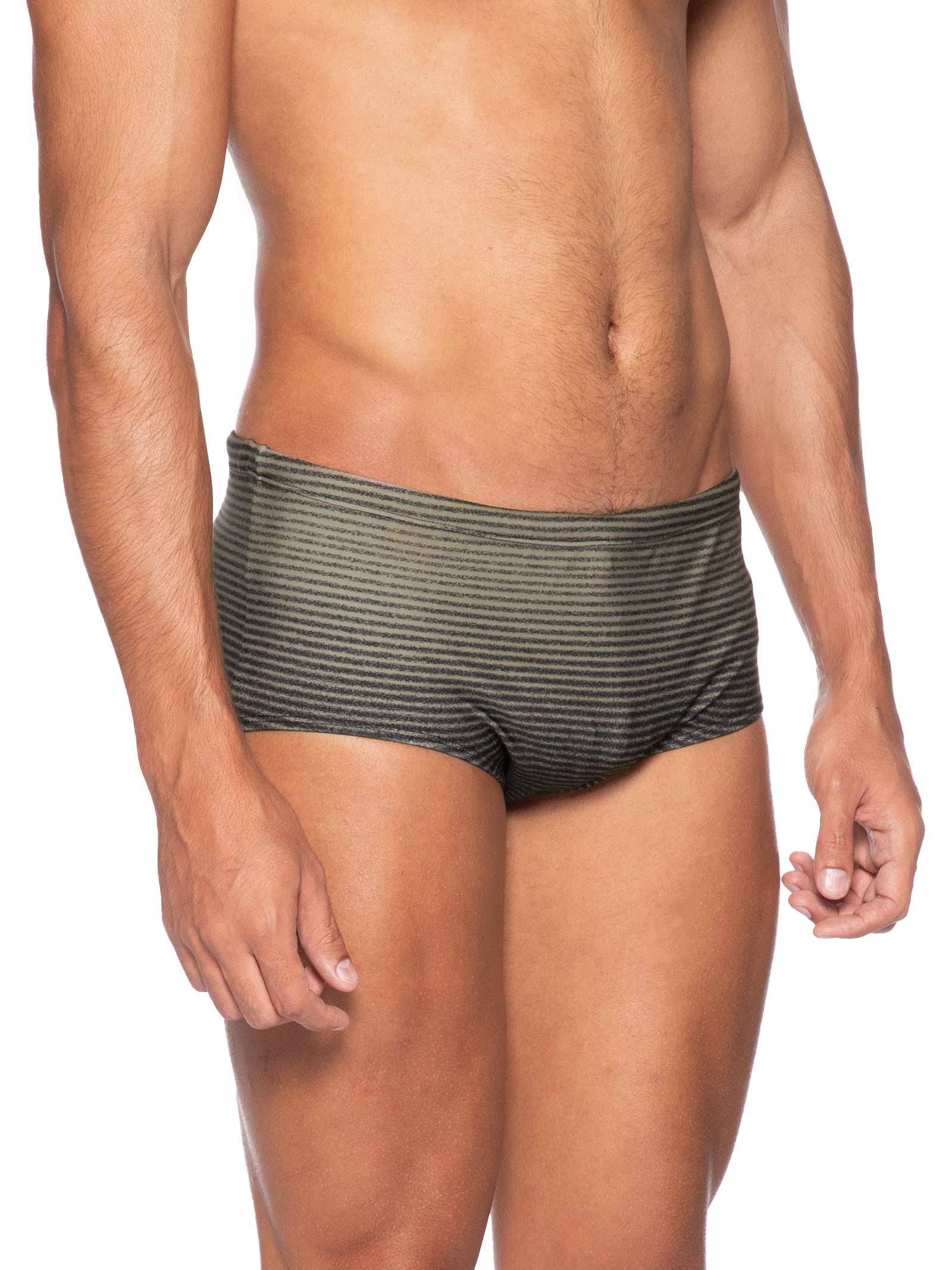 Sunga Masculina Slip New Grain Lines – Verde Osklen