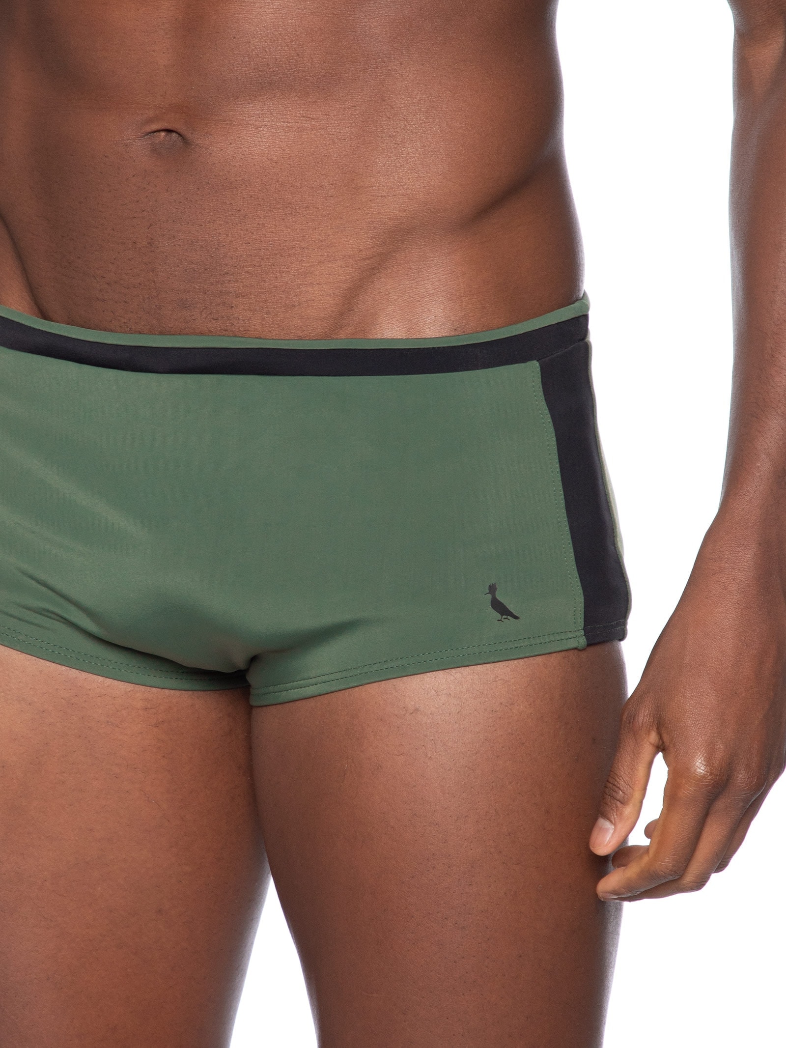 Sunga Recorte Superior E Lateral Verde Reserva