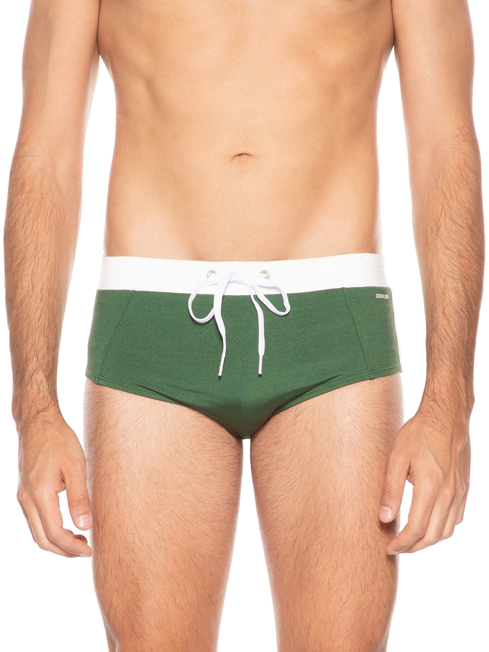 Sunga Retro Side Tape Verde Osklen