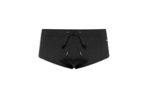 Sunga Retrô Side Tapes - Preto