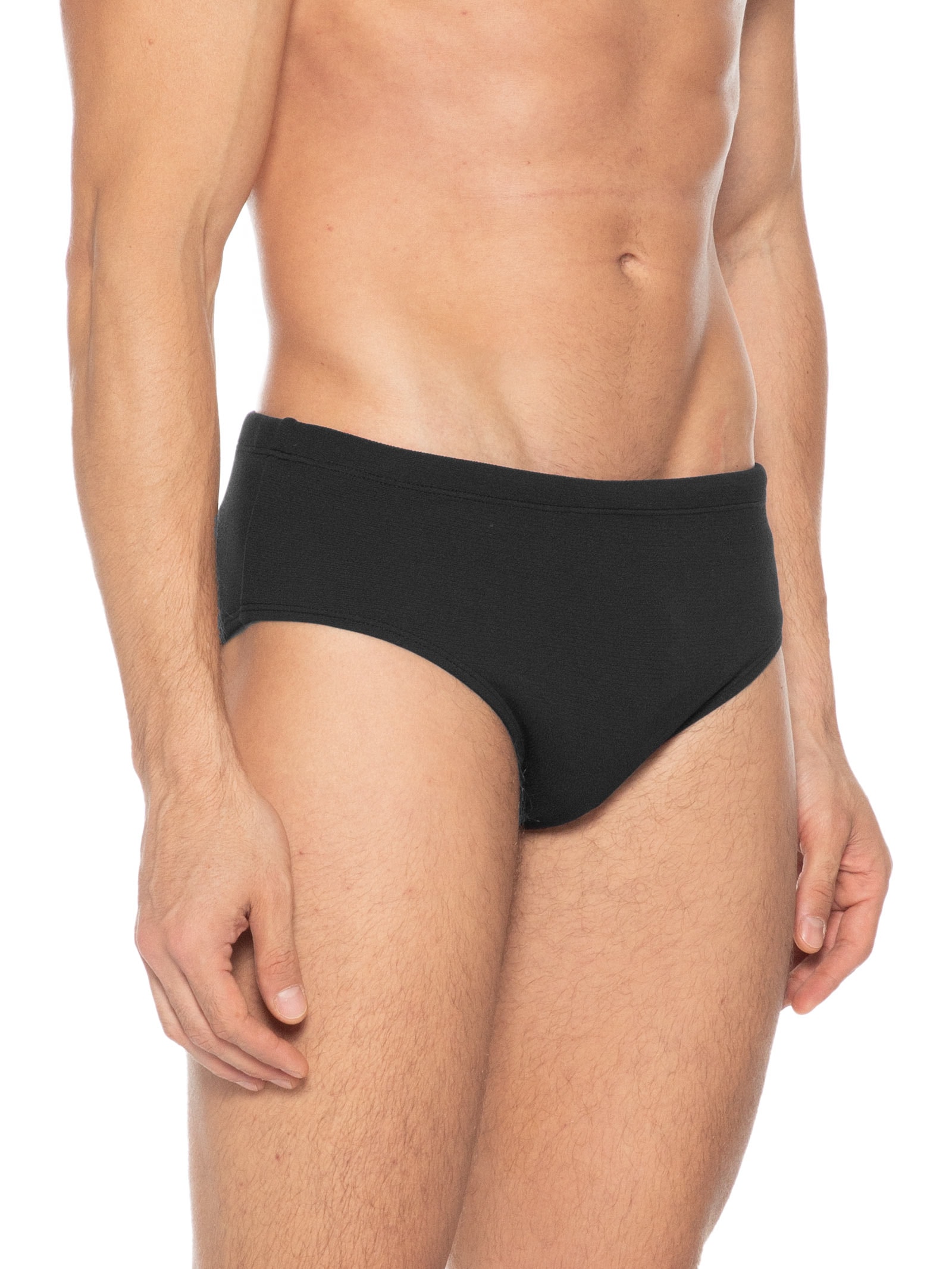 Sunga Textura Bouclé Fit Preto Sergio K